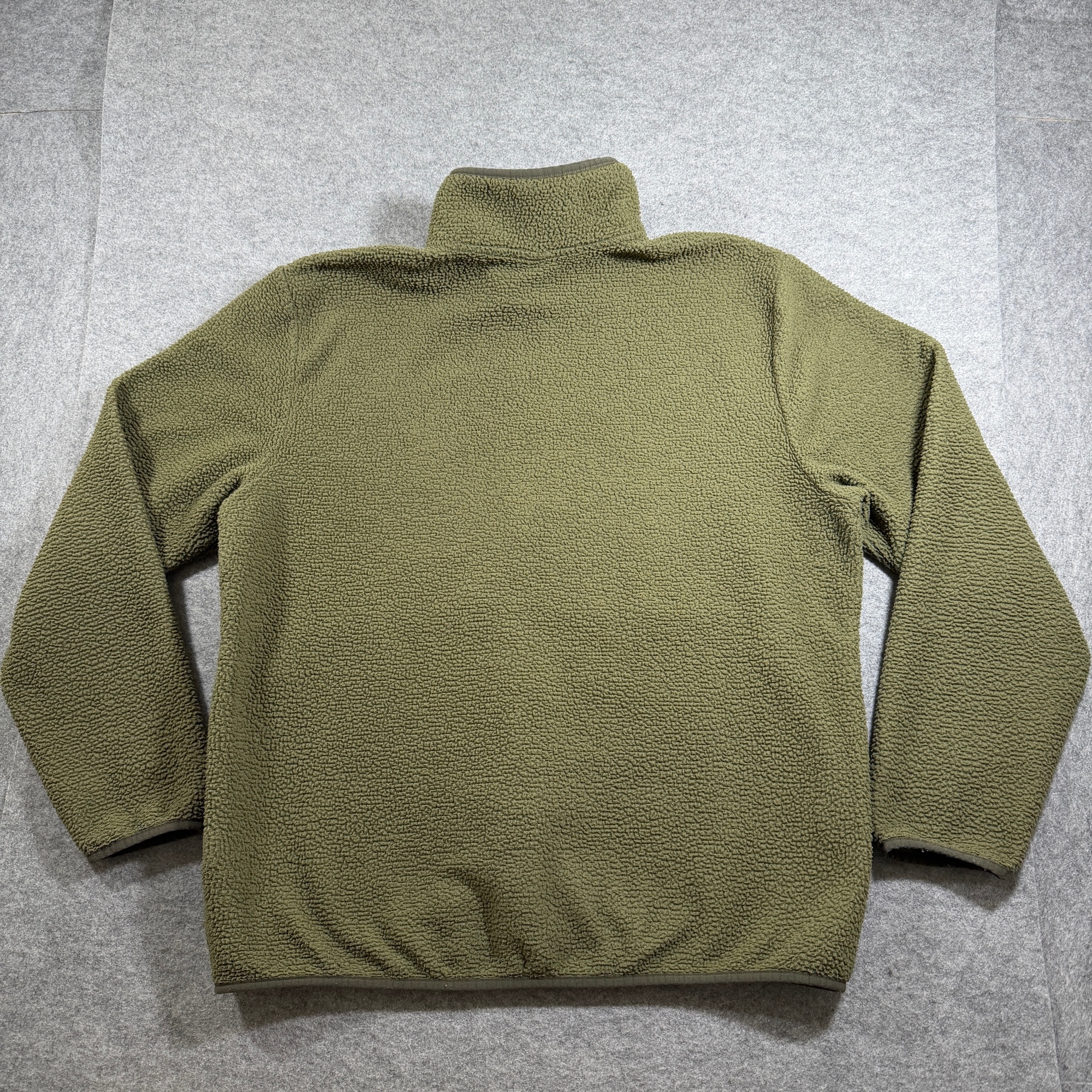 The North Face Campshire Fleece Jacket Mens XL Olive Green Sherpa Full Zip thumbnail 2