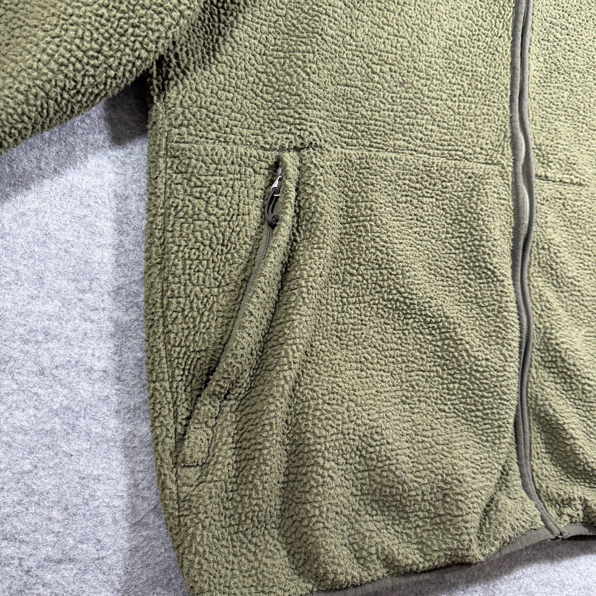 The North Face Campshire Fleece Jacket Mens XL Olive Green Sherpa Full Zip thumbnail 9