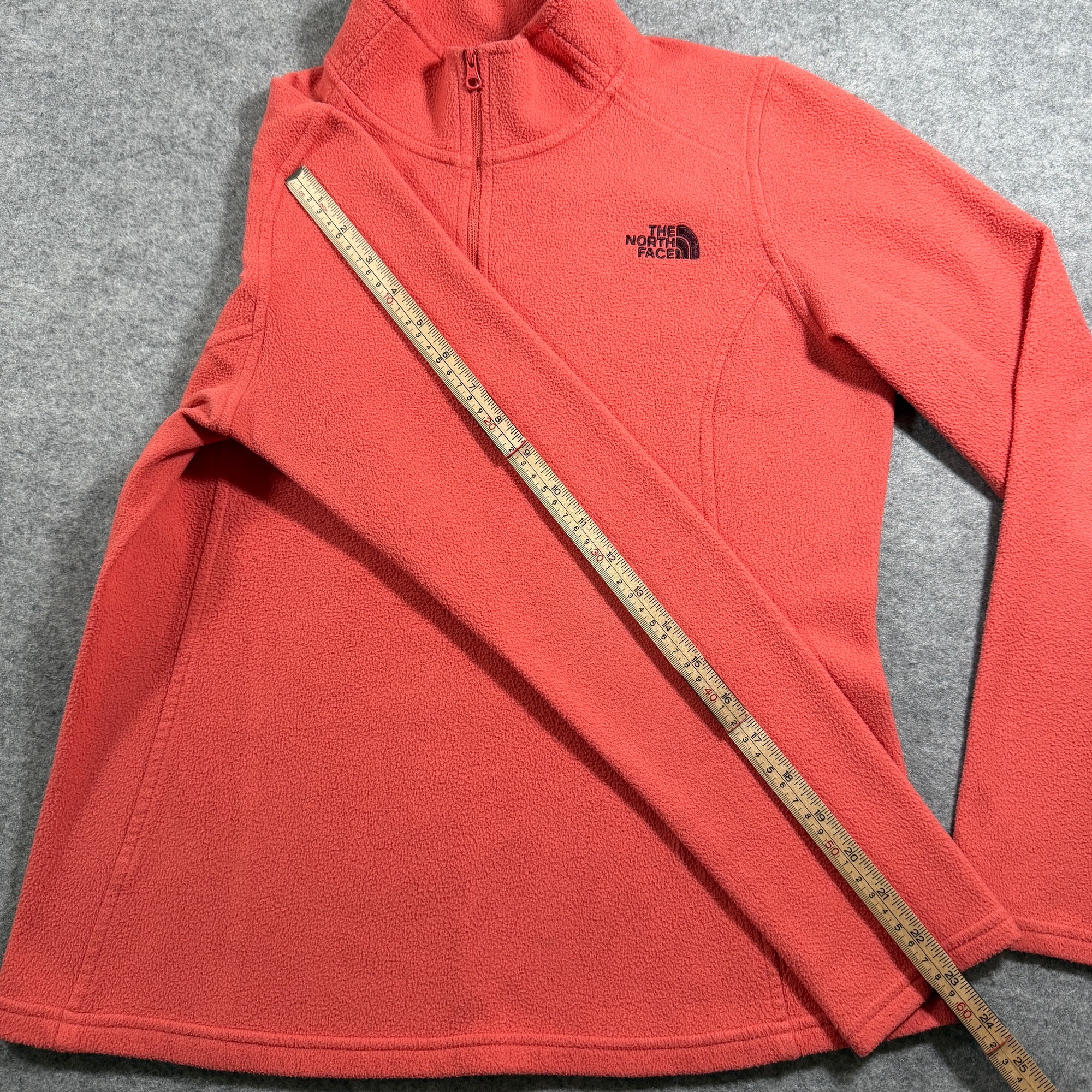 The North Face Fleece Pullover Womens M Coral 1/4 Zip TKA 100 Glacier Outdoor thumbnail 8