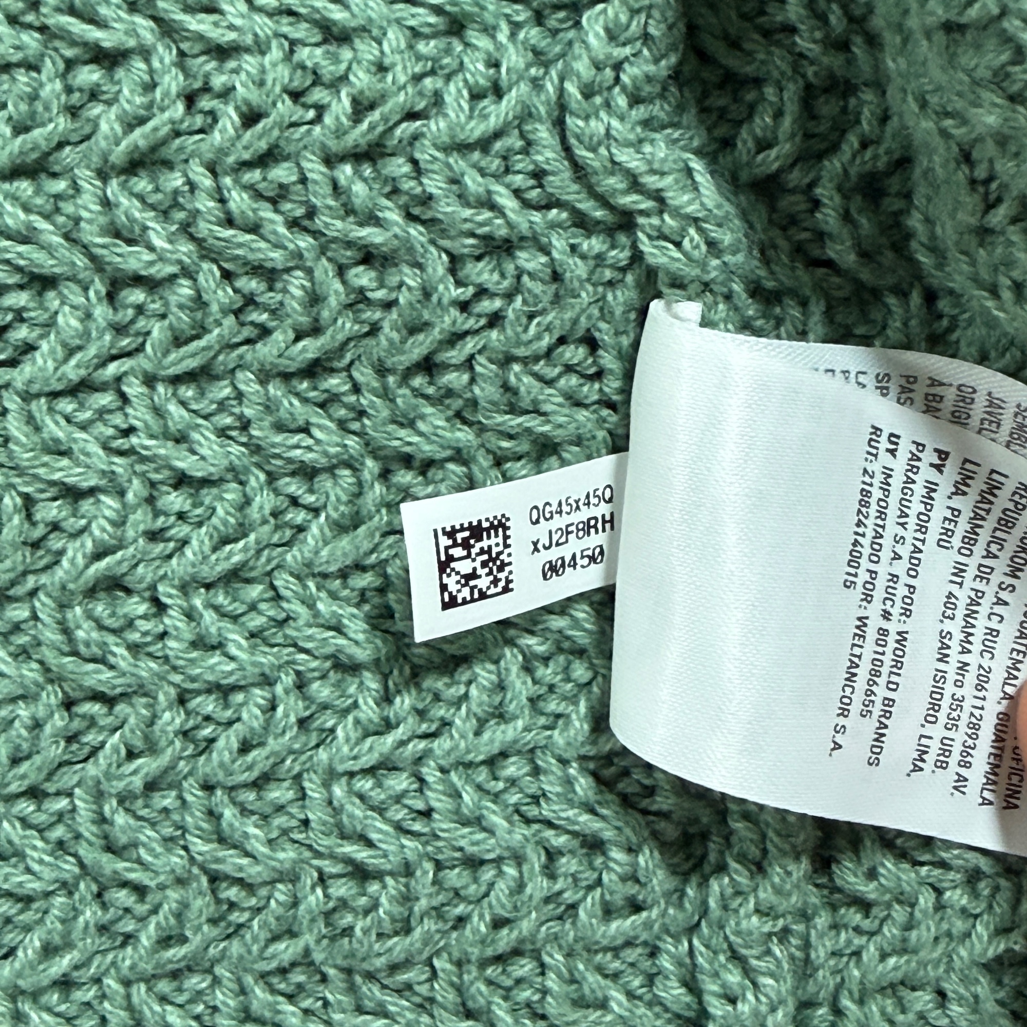 American Eagle Waffle Knit Cardigan Womens XS Sage Green Open Front Cotton thumbnail 9