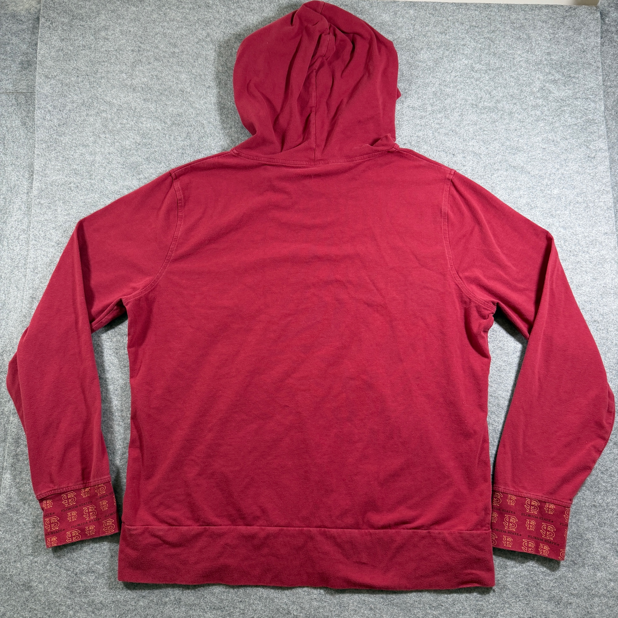 58 Sports Florida State Seminoles Hoodie Shirt Mens XXL Red Lightweight FSU NCAA thumbnail 2