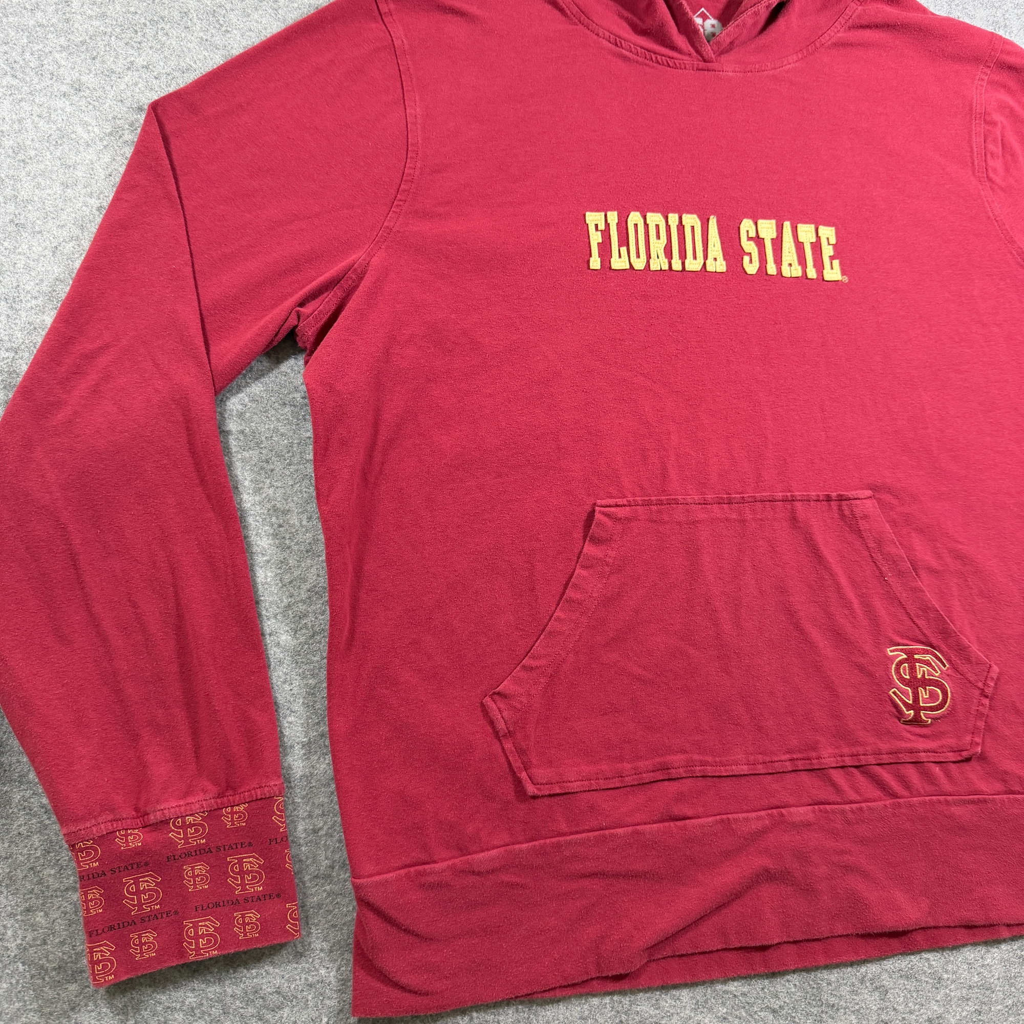 58 Sports Florida State Seminoles Hoodie Shirt Mens XXL Red Lightweight FSU NCAA thumbnail 9