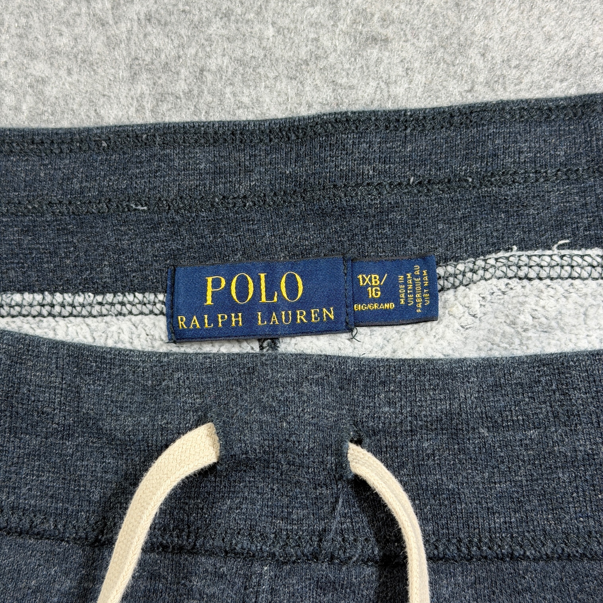 Polo Ralph Lauren Sweatpants Mens XL Navy Heather Embroidered Pony Logo Fleece thumbnail 4