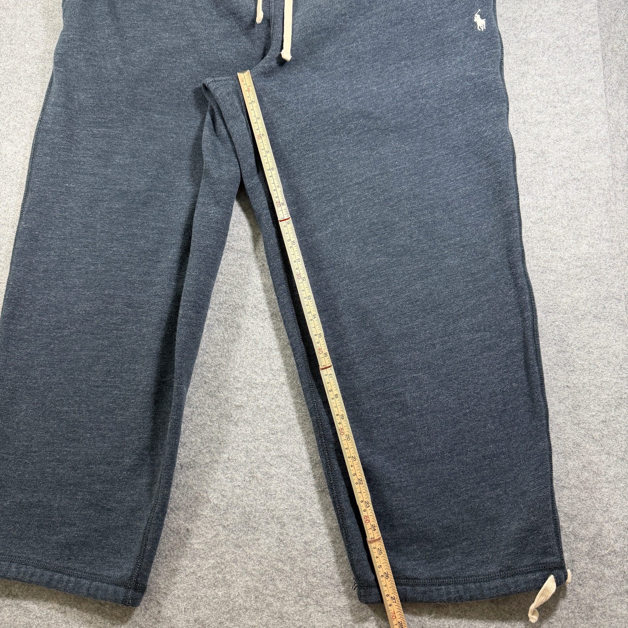 Polo Ralph Lauren Sweatpants Mens XL Navy Heather Embroidered Pony Logo Fleece thumbnail 7