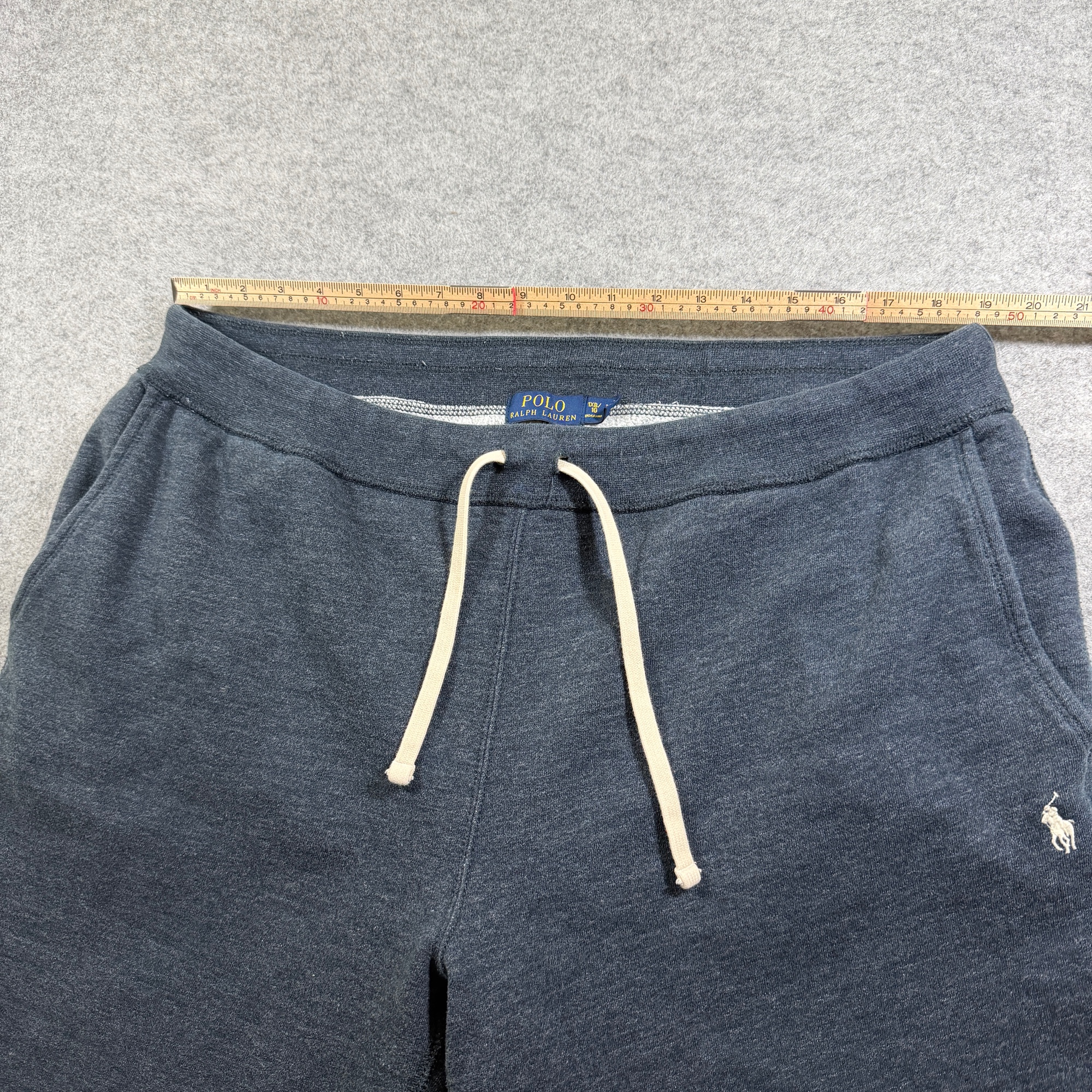 Polo Ralph Lauren Sweatpants Mens XL Navy Heather Embroidered Pony Logo Fleece thumbnail 8