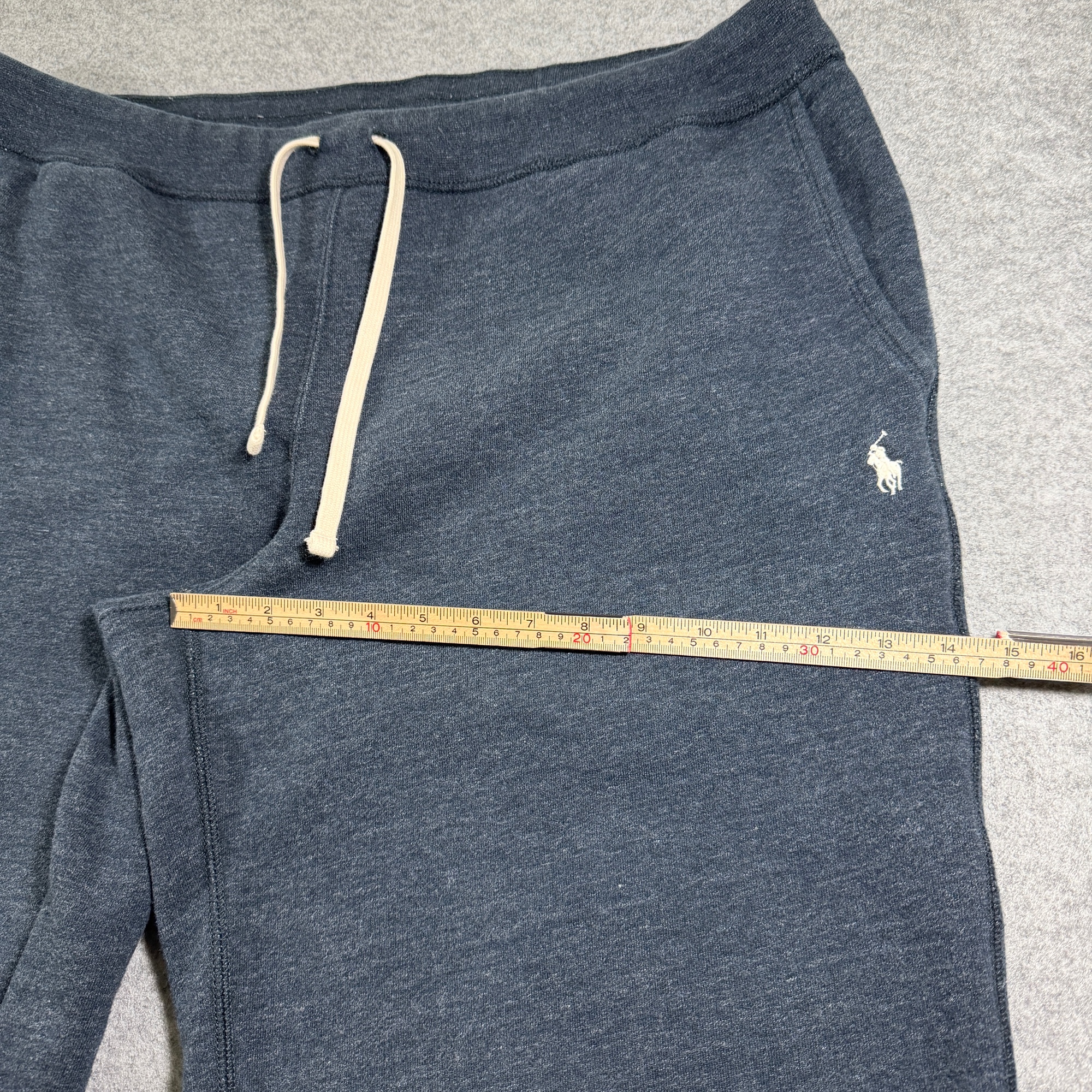 Polo Ralph Lauren Sweatpants Mens XL Navy Heather Embroidered Pony Logo Fleece thumbnail 9