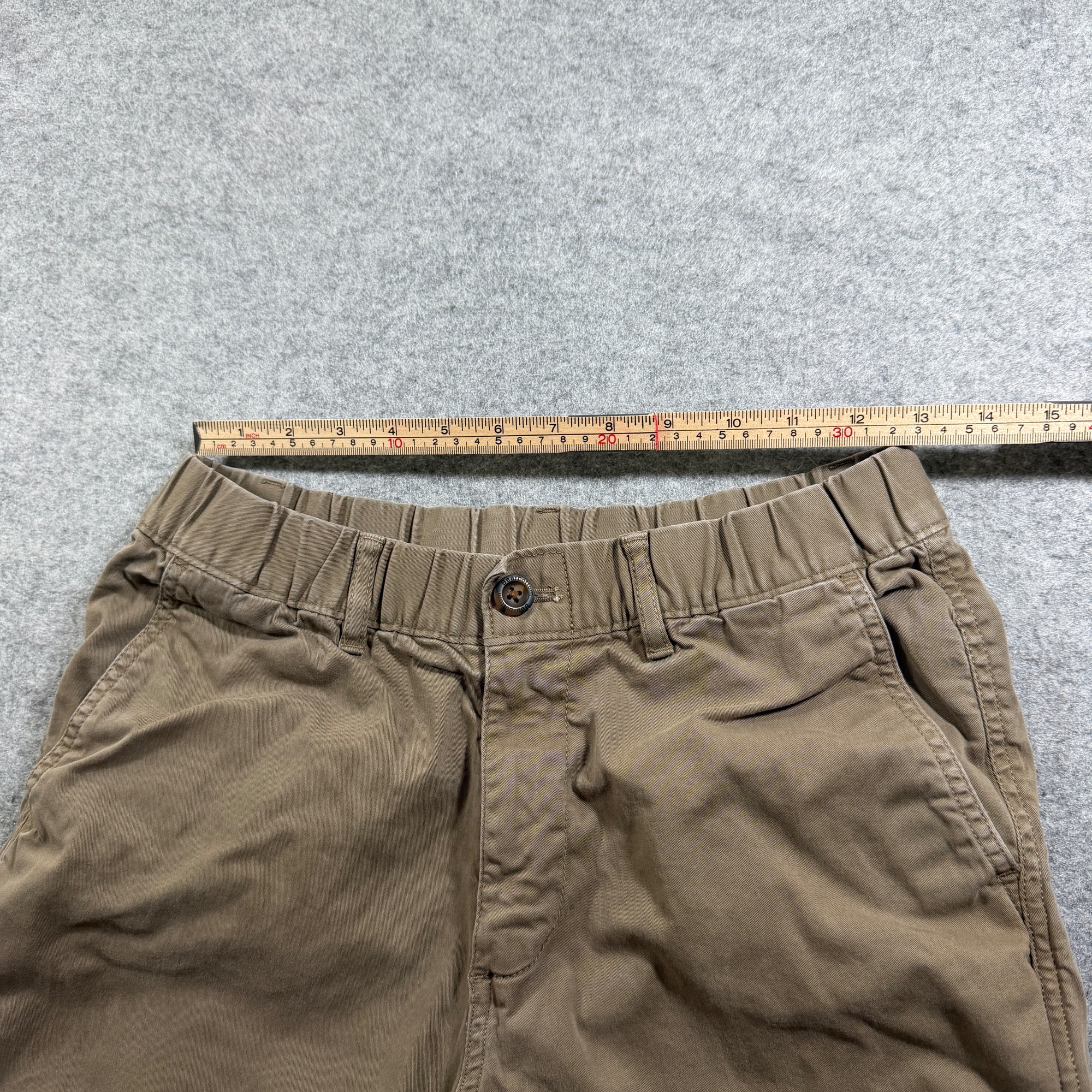 Bearbottom Joggers Mens M Khaki Stretch Cotton Drawstring Cuffed Athletic Pants thumbnail 6
