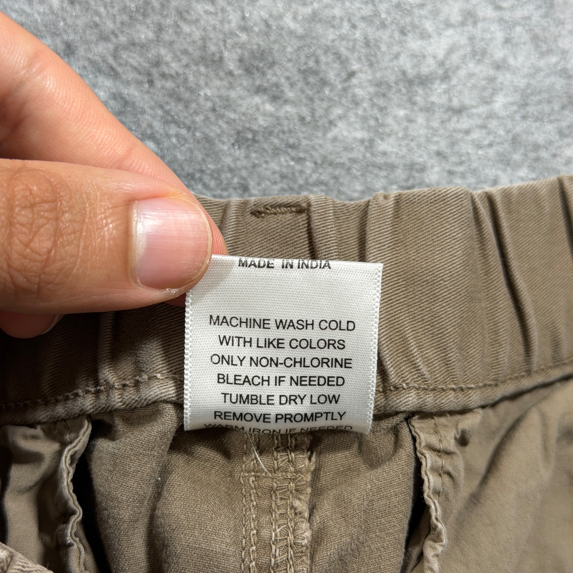 Bearbottom Joggers Mens M Khaki Stretch Cotton Drawstring Cuffed Athletic Pants thumbnail 8