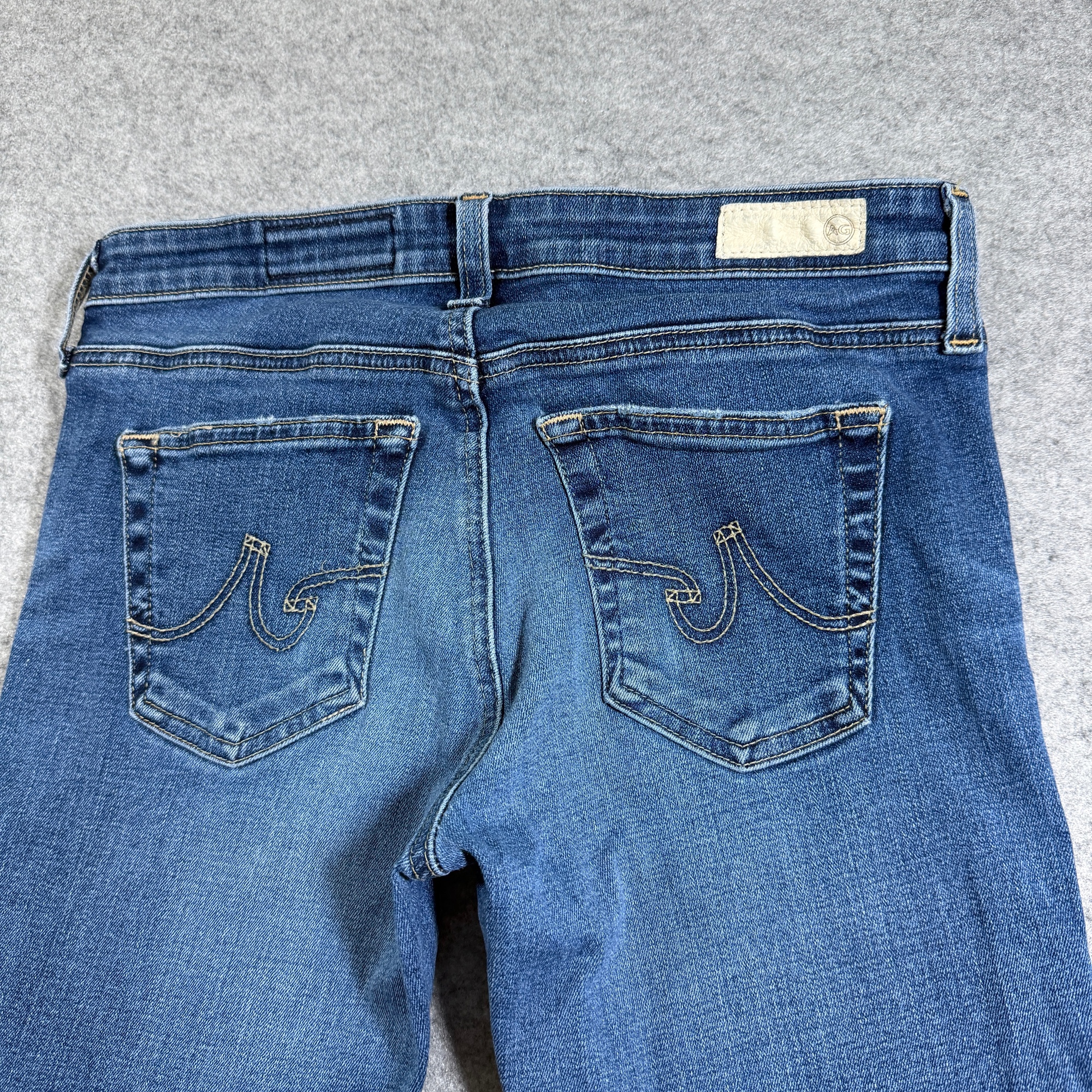 AG Adriano Goldschmied The Legging Ankle Jeans Womens 28 Blue Distressed Skinny thumbnail 8