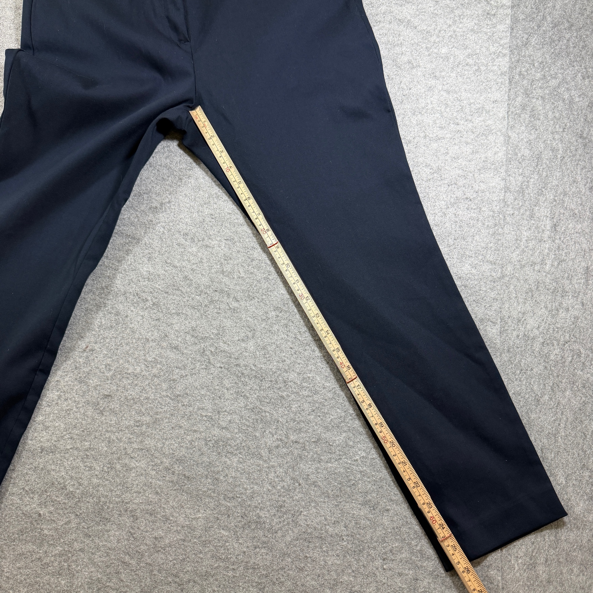 LOFT Sutton Skinny Pants Womens 12P Navy NWT Stretch Cotton Business Trousers thumbnail 7