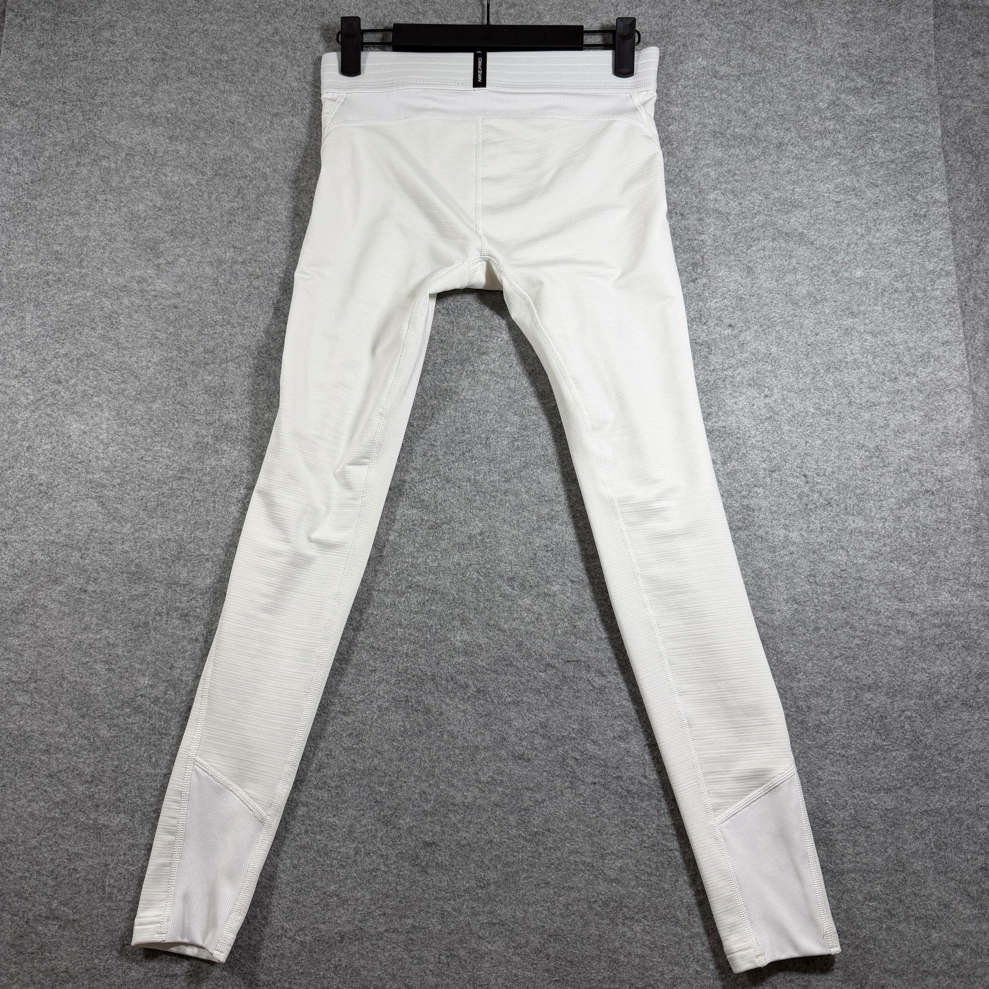 Nike Pro Compression Tights Mens S White Dri-FIT Training Base Layer Athletic thumbnail 2