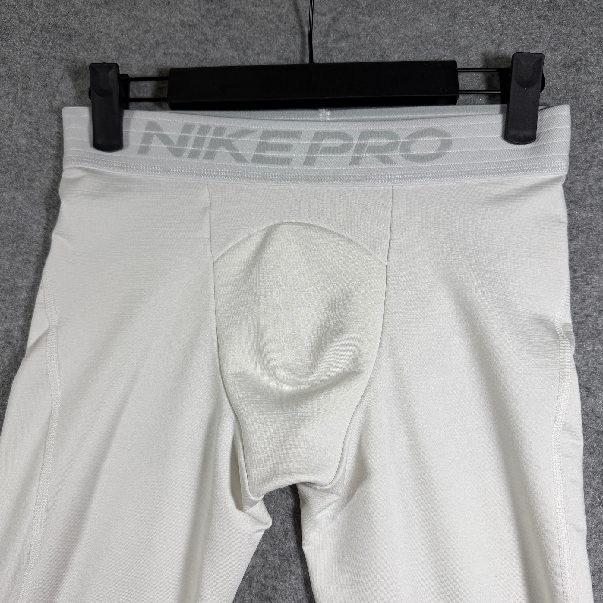 Nike Pro Compression Tights Mens S White Dri-FIT Training Base Layer Athletic thumbnail 4