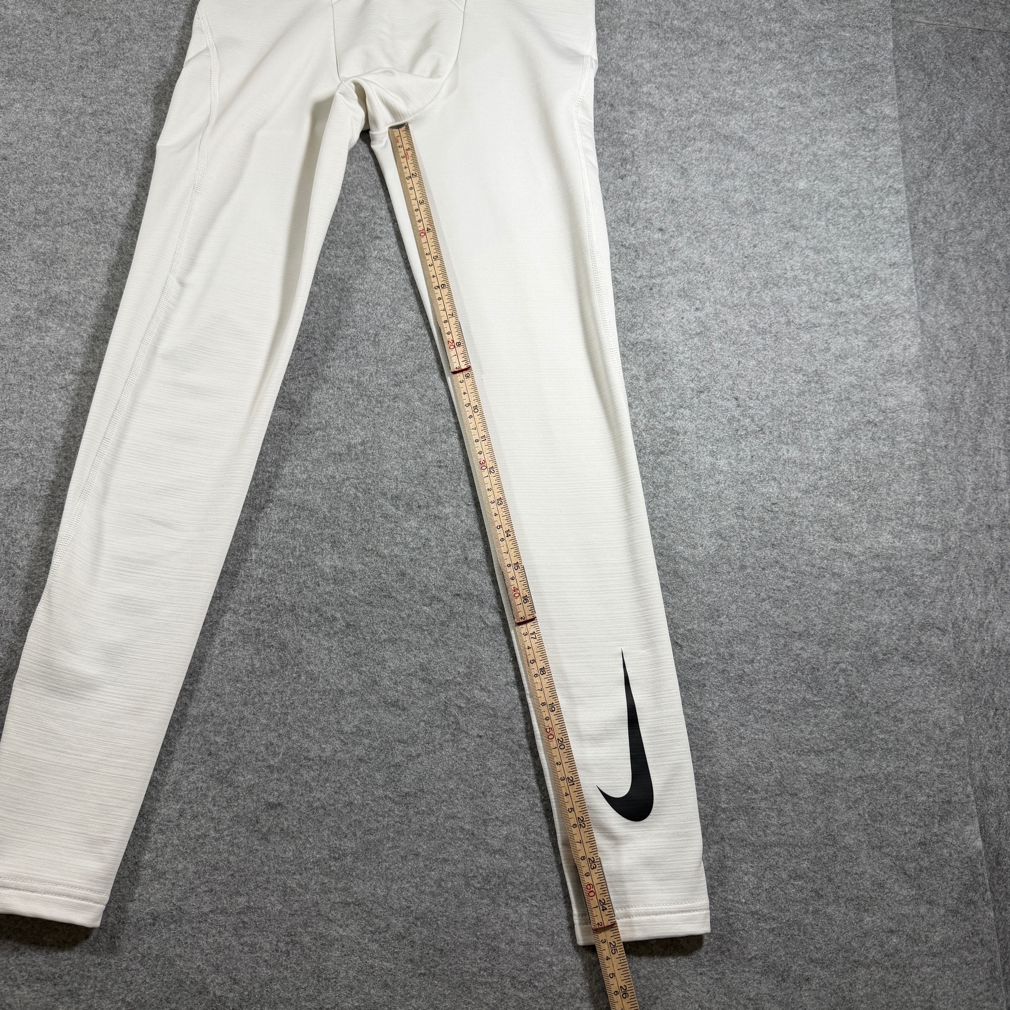 Nike Pro Compression Tights Mens S White Dri-FIT Training Base Layer Athletic thumbnail 7