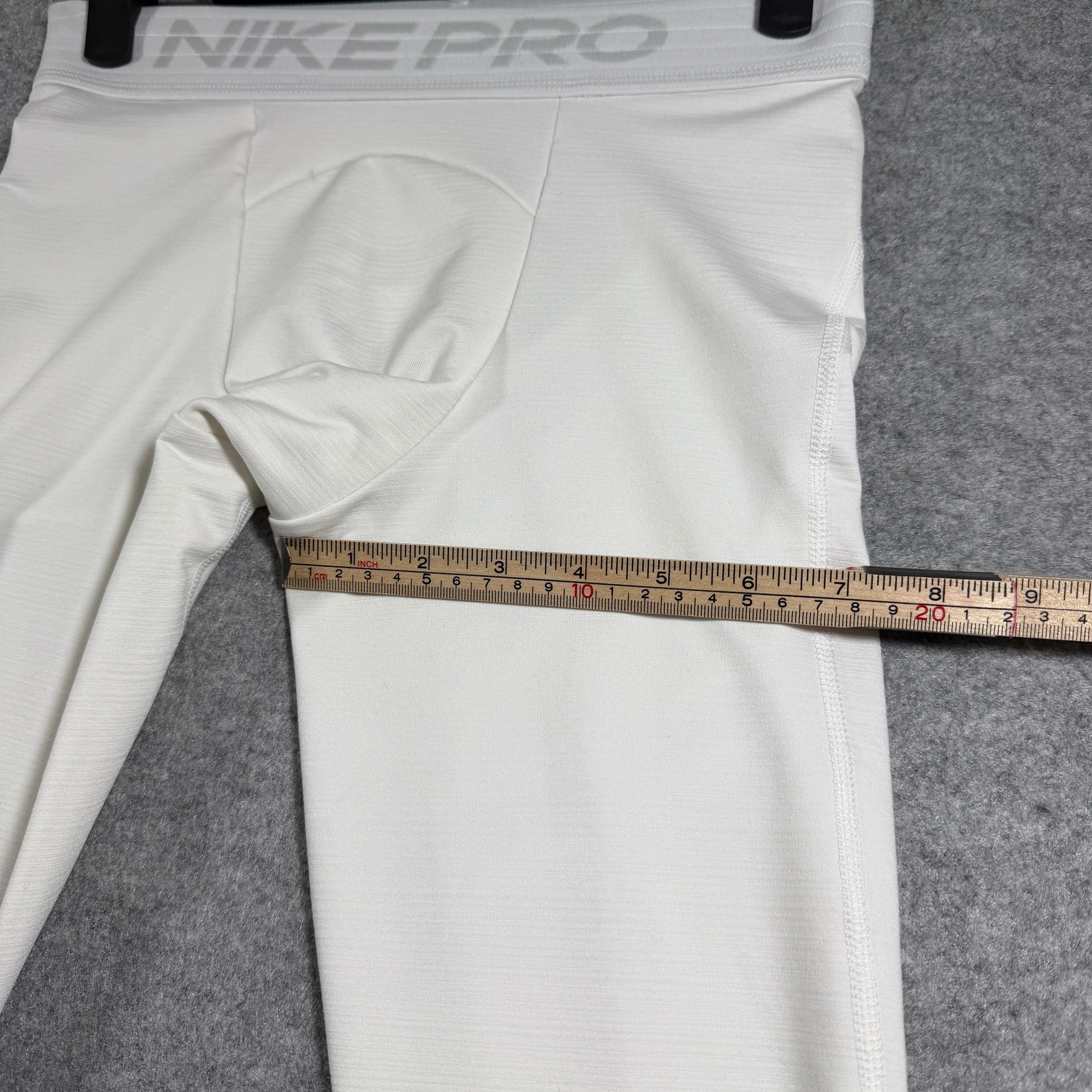 Nike Pro Compression Tights Mens S White Dri-FIT Training Base Layer Athletic thumbnail 8