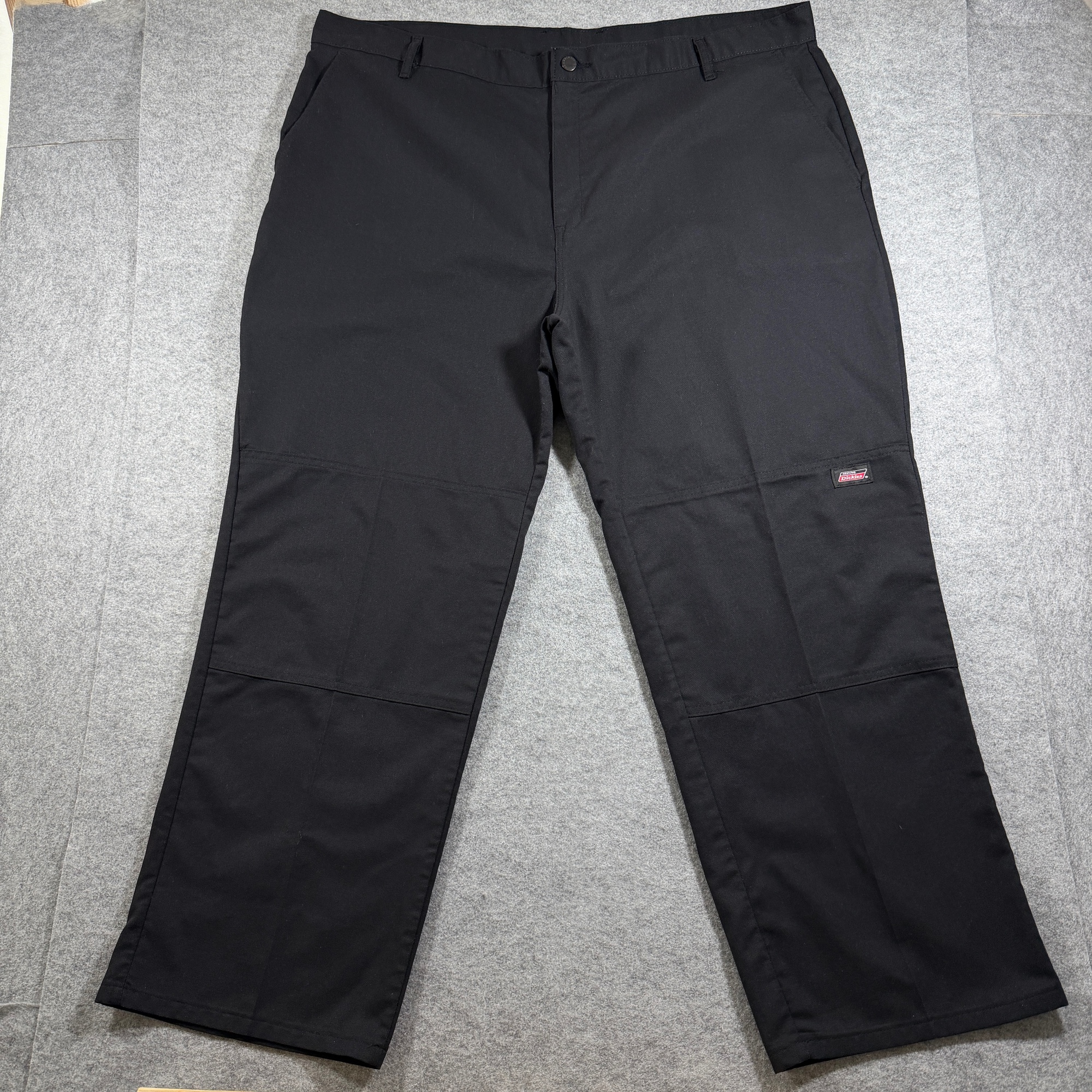Dickies Work Pants Mens 44x30 Black Relaxed Straight Carpenter Utility Workwear