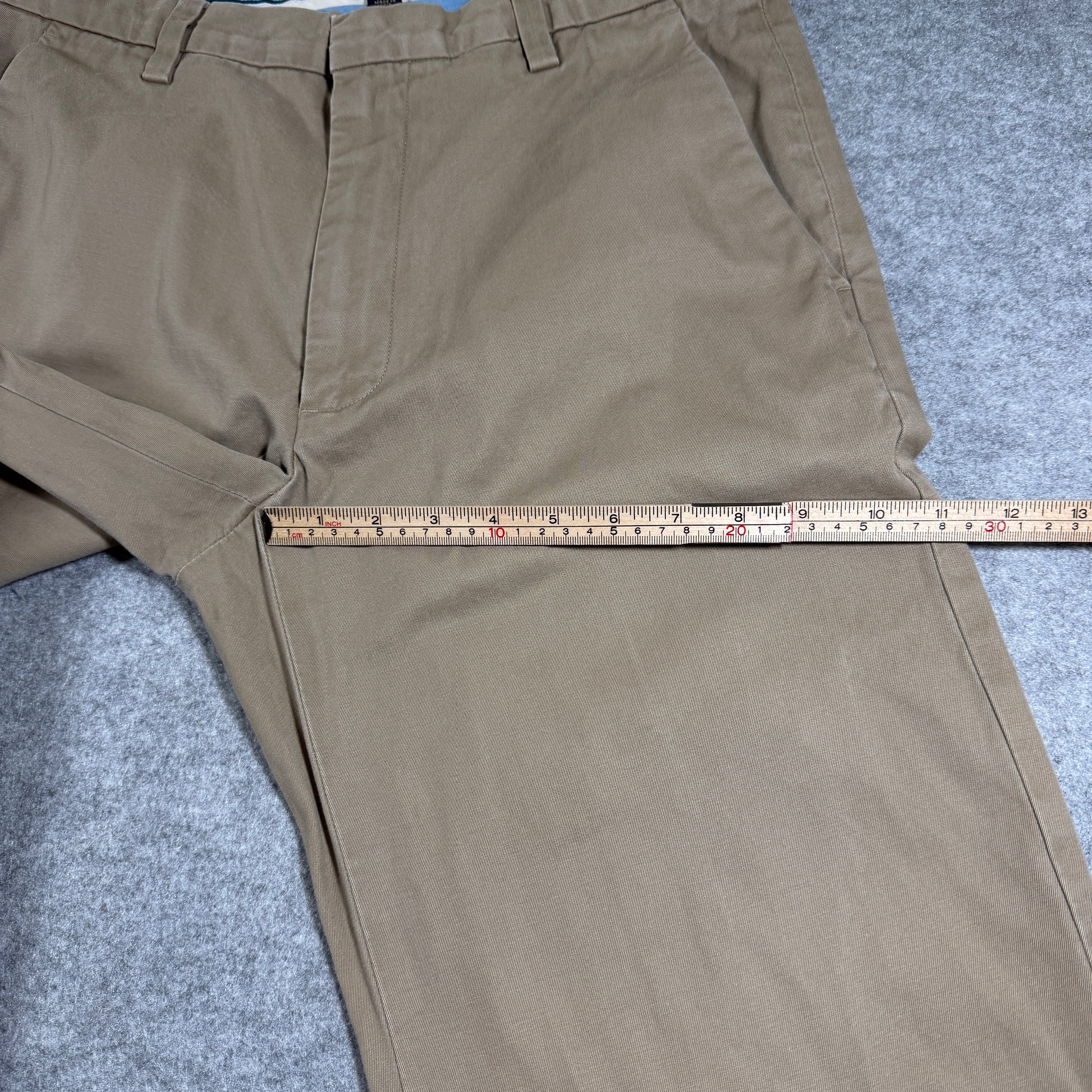 Banana Republic Dawson Pants Mens 31/32 Khaki Straight Leg 100% Cotton Chino thumbnail 8