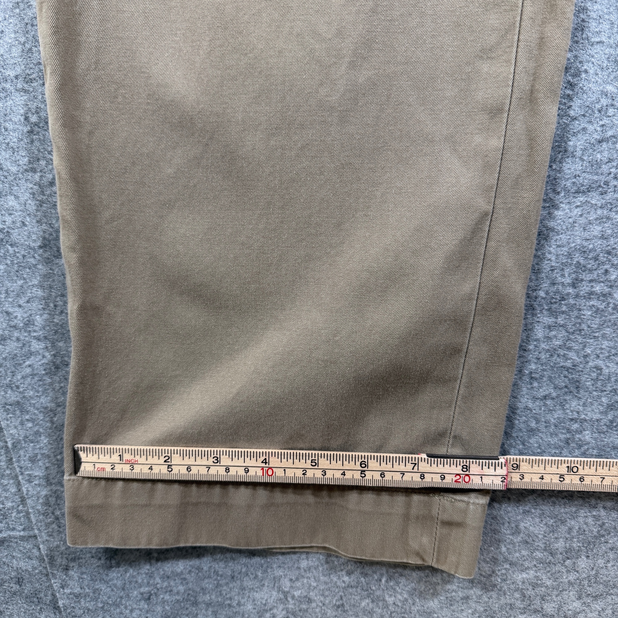 Banana Republic Dawson Pants Mens 31/32 Khaki Straight Leg 100% Cotton Chino thumbnail 9