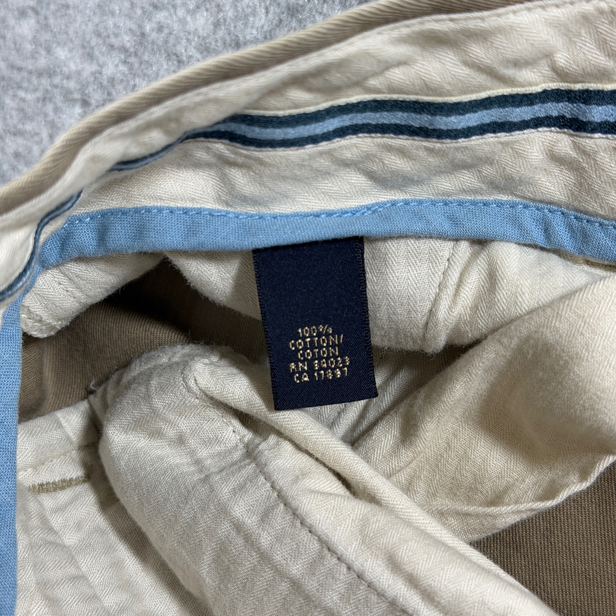 Banana Republic Dawson Pants Mens 31/32 Khaki Straight Leg 100% Cotton Chino thumbnail 10