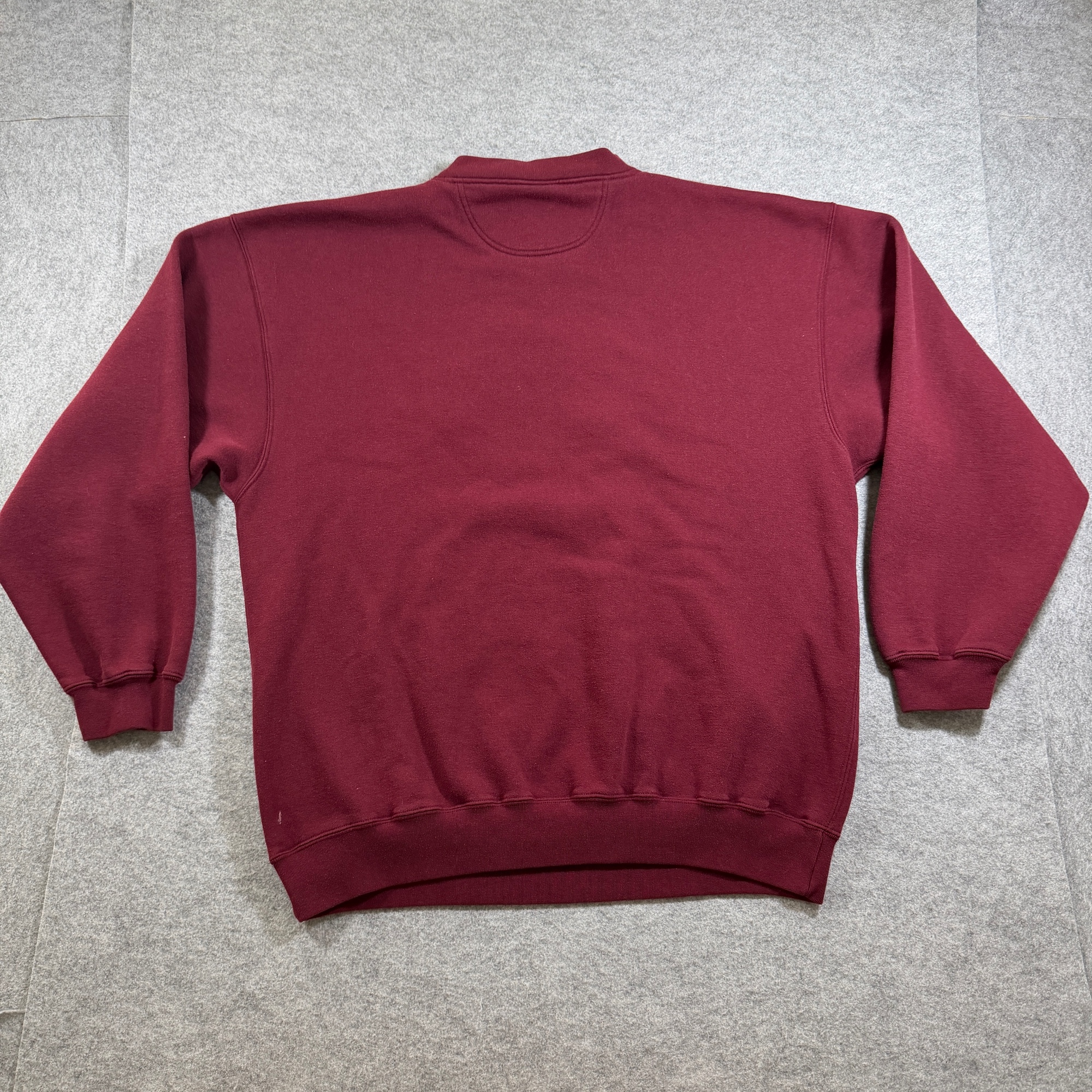 Vintage Hard Rock Cafe New York Sweatshirt Mens XL Maroon Embroidered Logo thumbnail 2