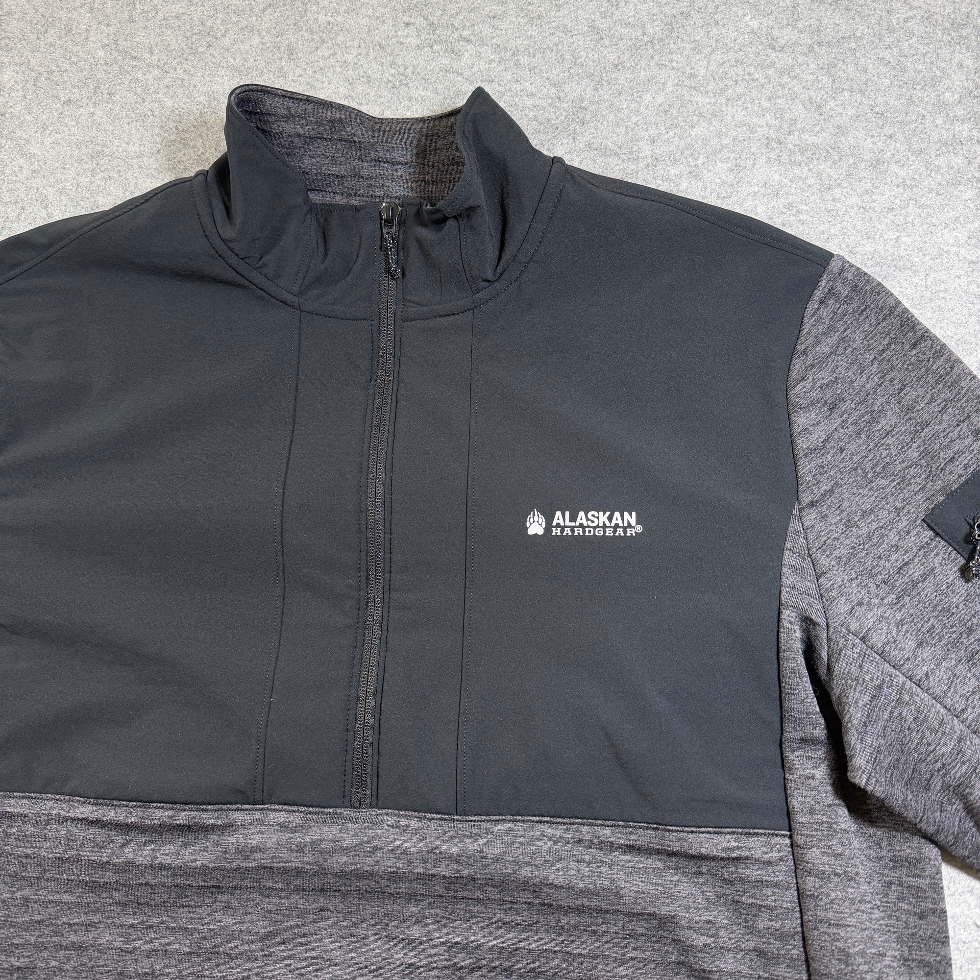 Alaskan Hardgear 1/4 Zip Fleece Jacket Mens L Gray Duluth Outdoor Hunting Hiking thumbnail 9