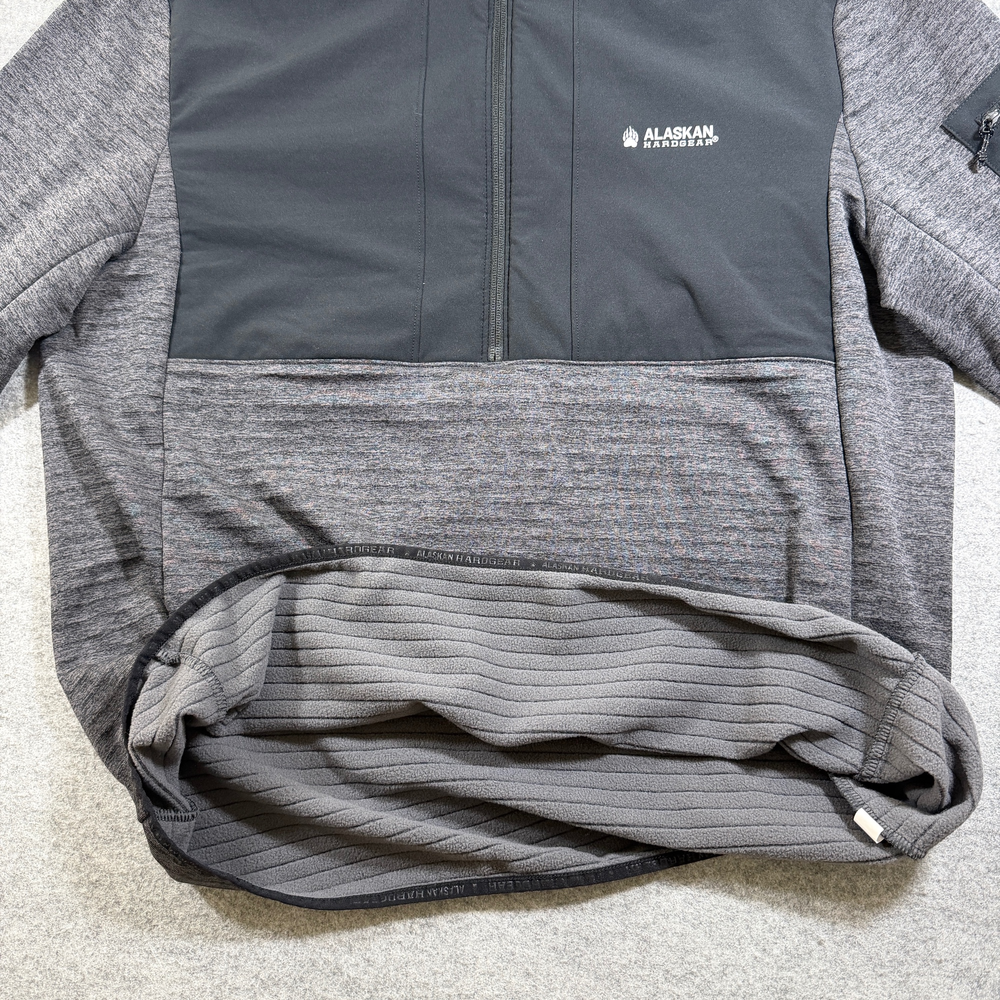 Alaskan Hardgear 1/4 Zip Fleece Jacket Mens L Gray Duluth Outdoor Hunting Hiking thumbnail 12