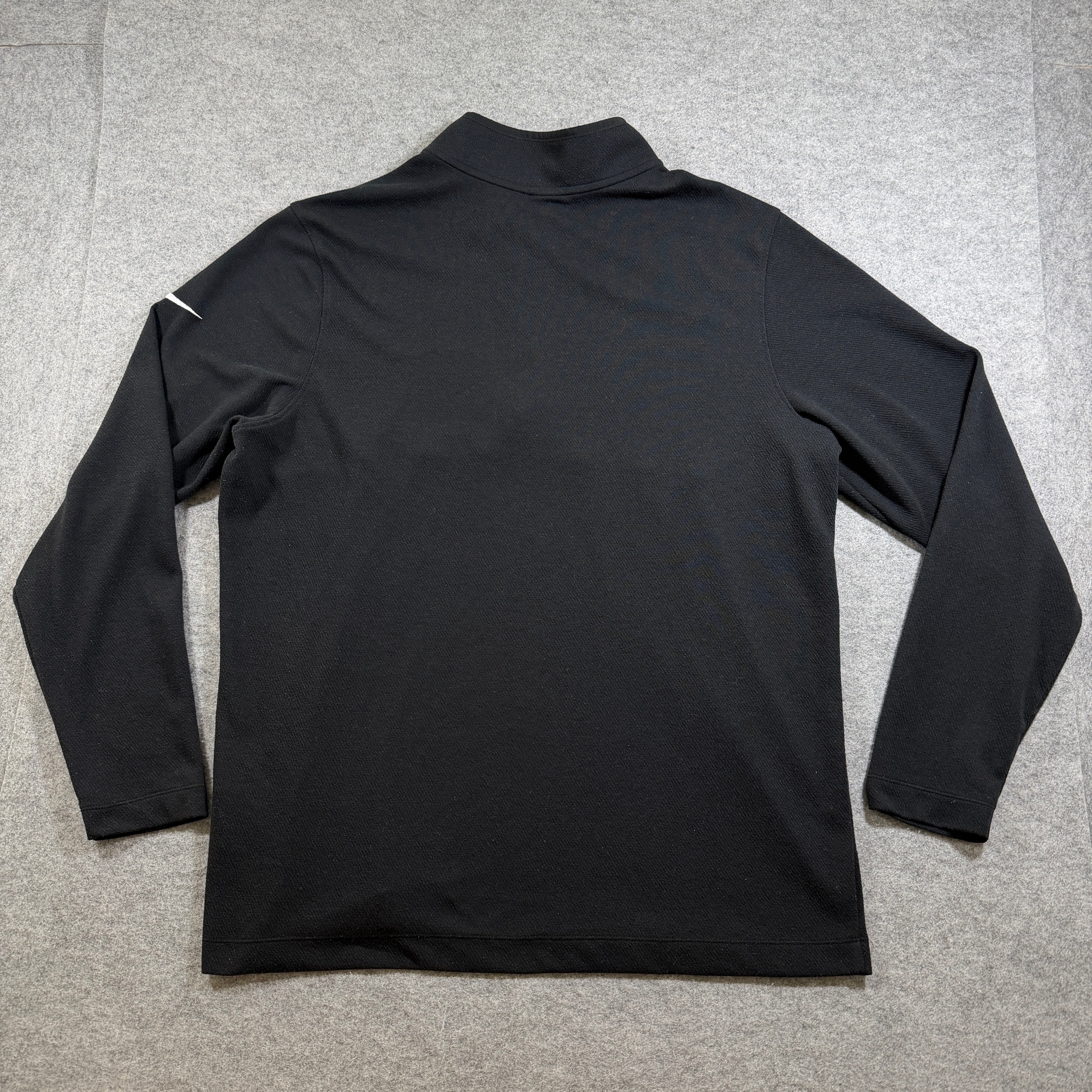 Nike Dri-FIT 1/4 Zip Pullover Mens XL Black Golf Performance Athletic Polyester thumbnail 2