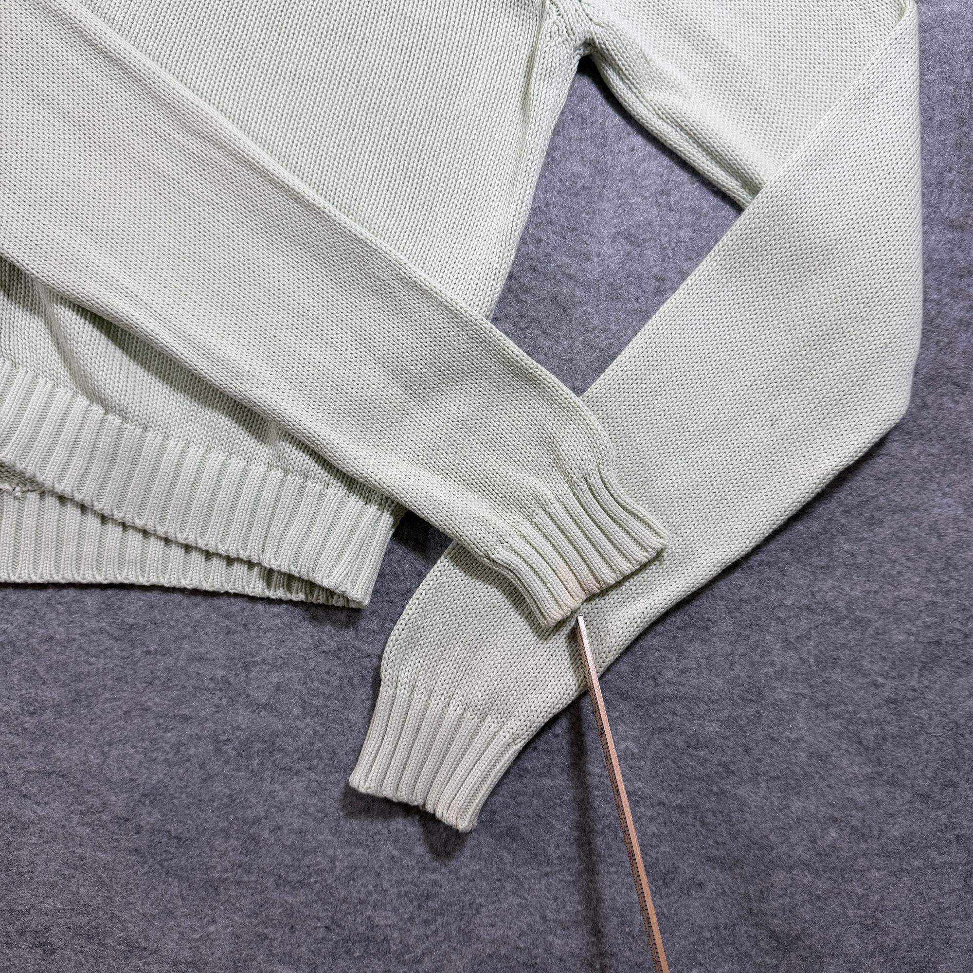 Brandy Melville Cropped Cardigan Sweater Womens OS Mint Green Button V-Neck thumbnail 5