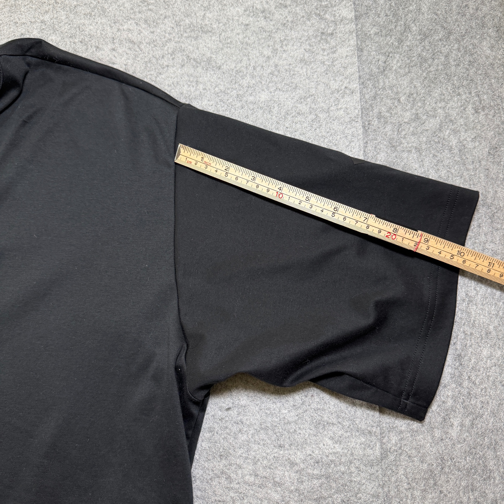 Adidas Oversized T Shirt Mens XL Black Three Stripe Logo Cotton Crewneck Boxy thumbnail 8