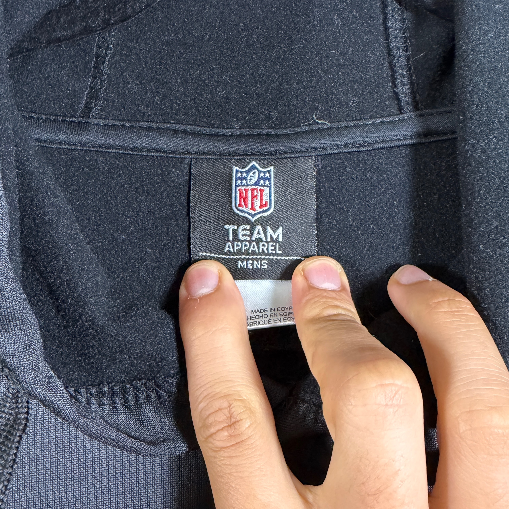 NFL Team Apparel Detroit Lions Football Hoodie Mens XL Black Pullover Fleece thumbnail 9