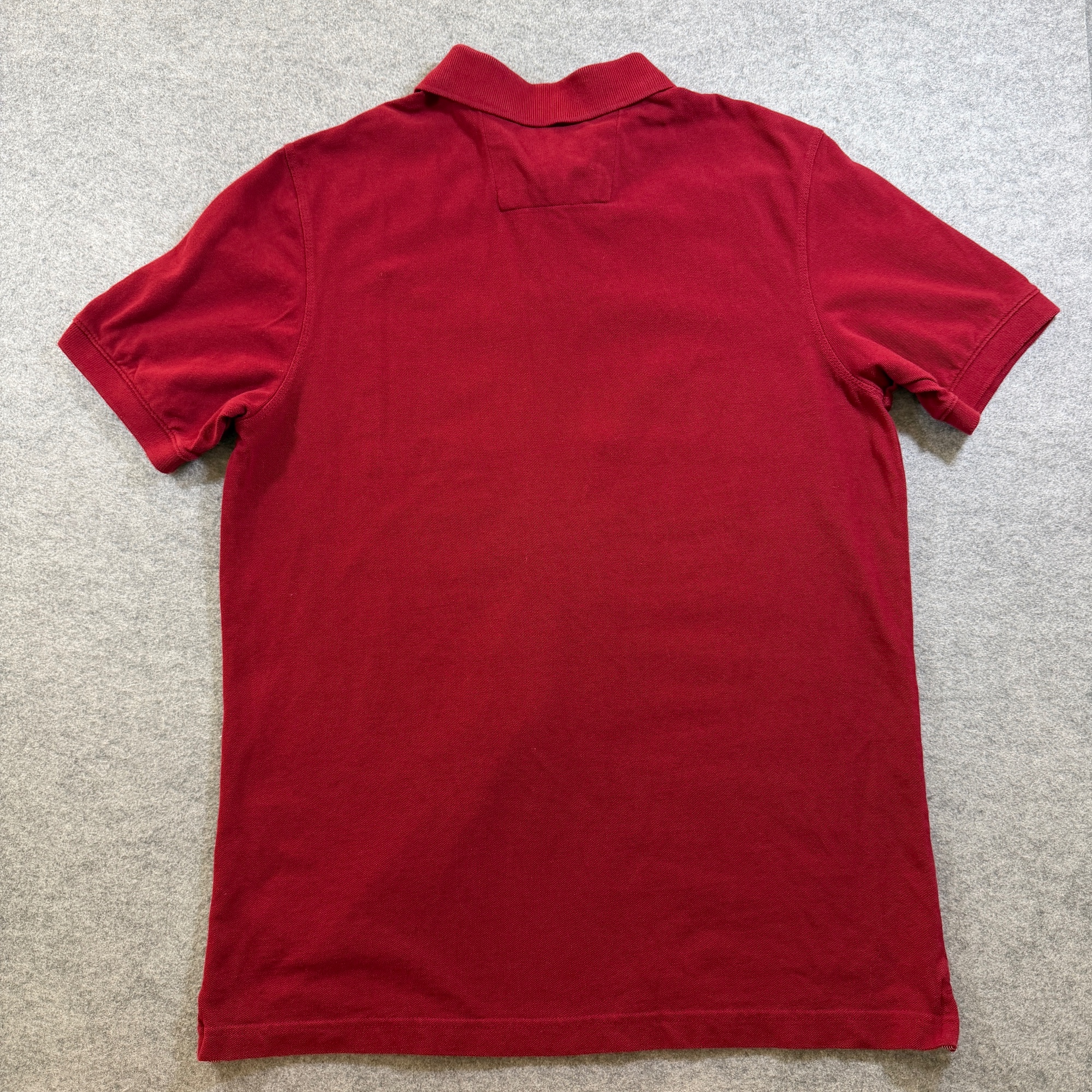 Banana Republic Pique Polo Shirt Mens L Red Cotton Elephant Logo Preppy Golf thumbnail 2
