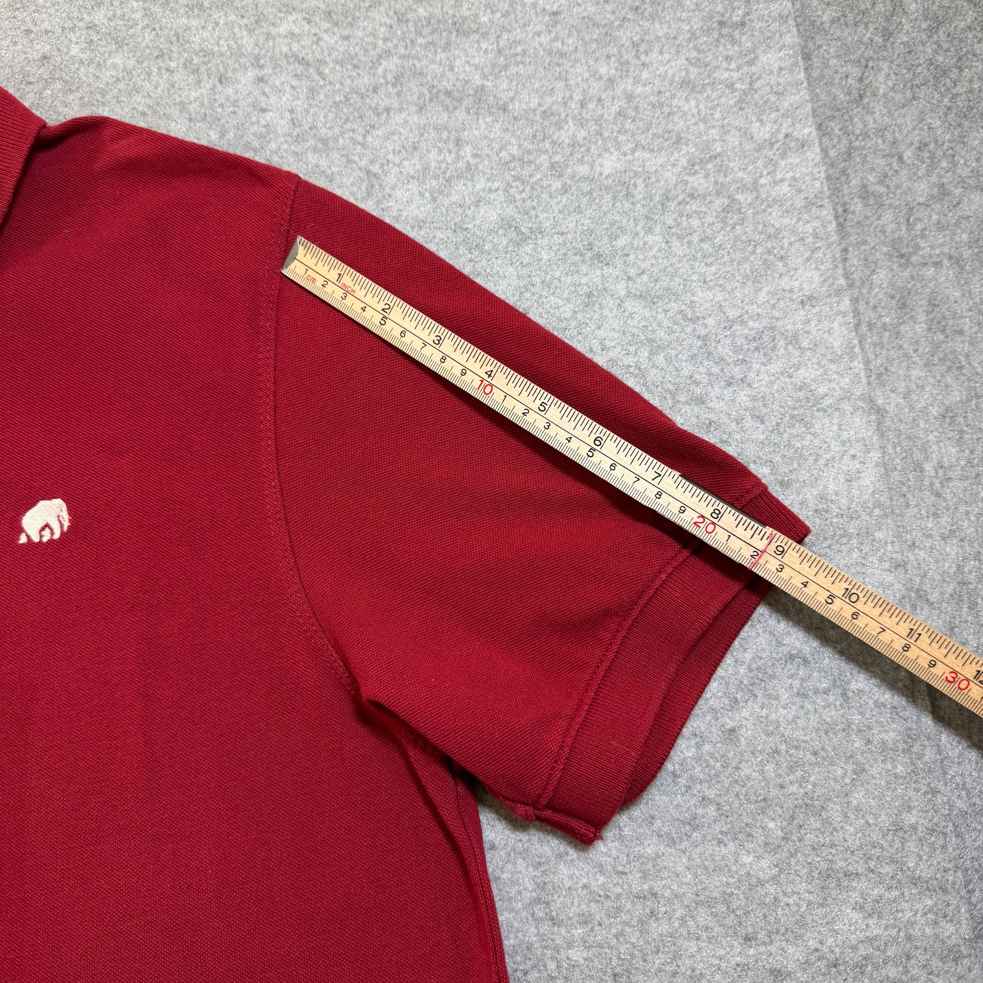 Banana Republic Pique Polo Shirt Mens L Red Cotton Elephant Logo Preppy Golf thumbnail 8