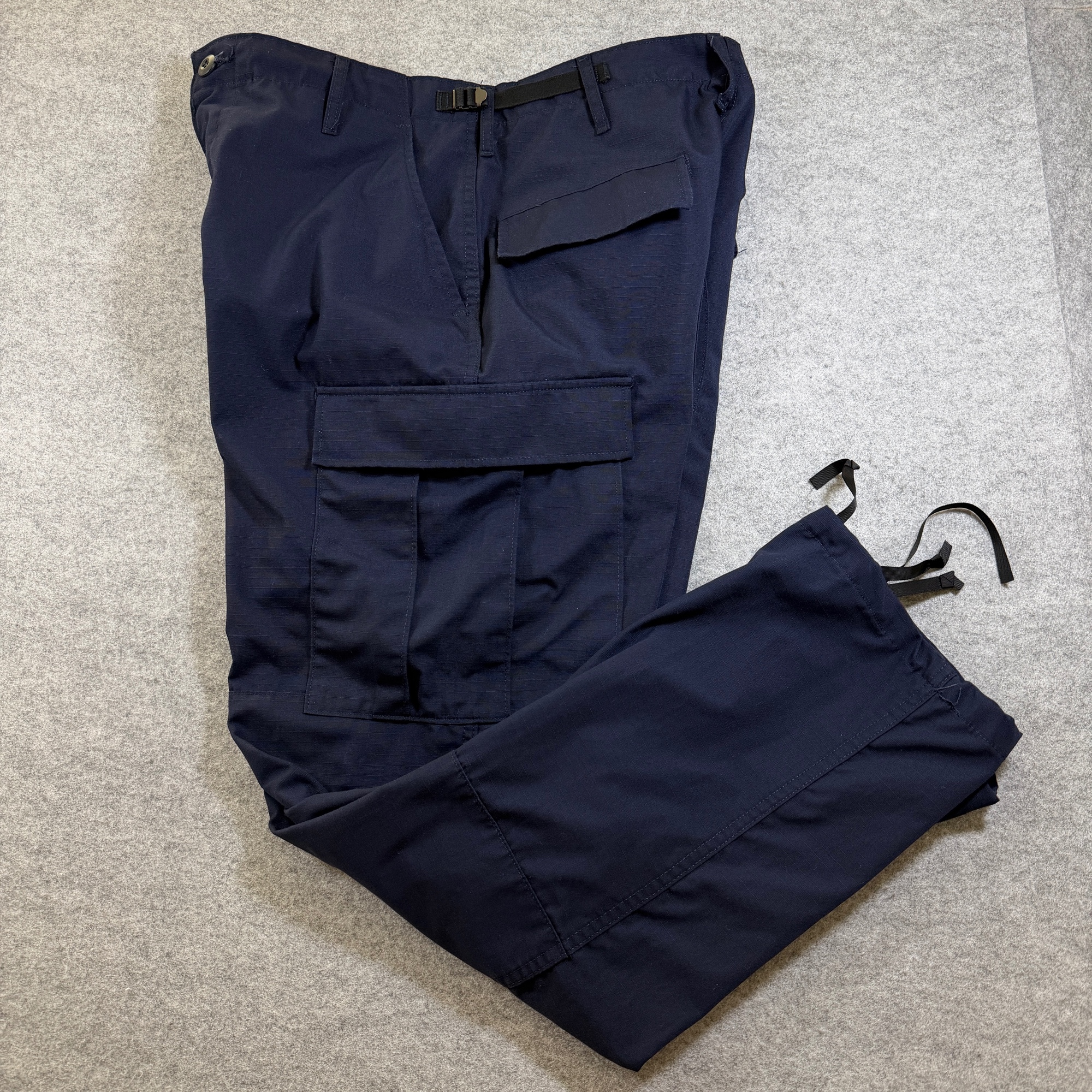 Propper Cargo Pants Mens L 34x32 Navy Ripstop Tactical Utility Adjustable Waist thumbnail 6