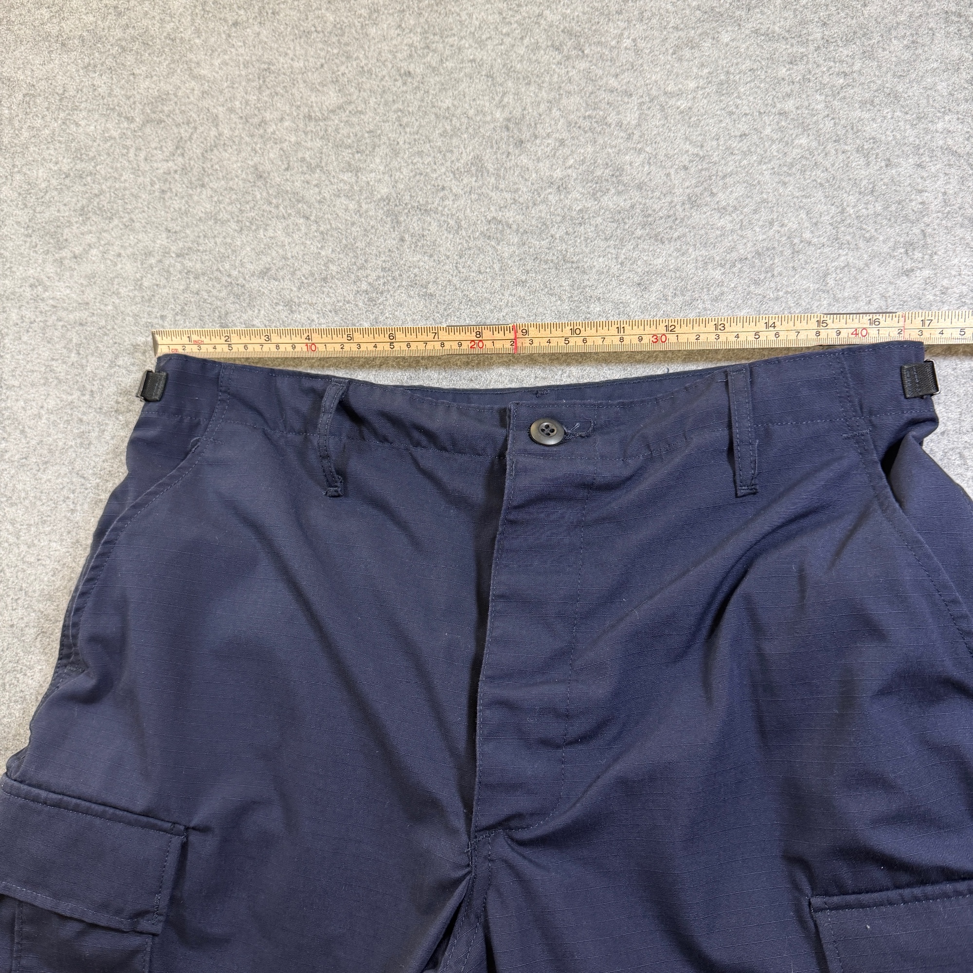 Propper Cargo Pants Mens L 34x32 Navy Ripstop Tactical Utility Adjustable Waist thumbnail 7