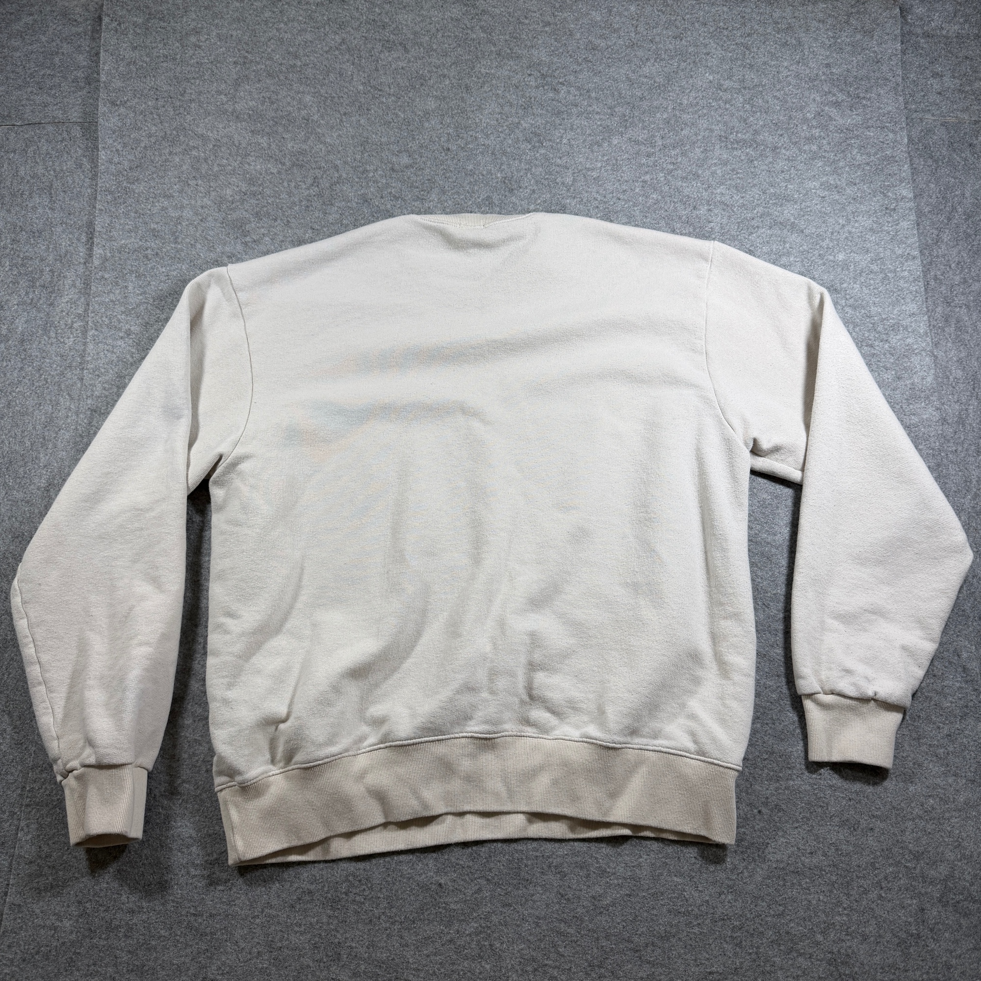 John Galt Amalfi Coast Sweatshirt Womens OS Cream Embroidered Crewneck Pullover thumbnail 2