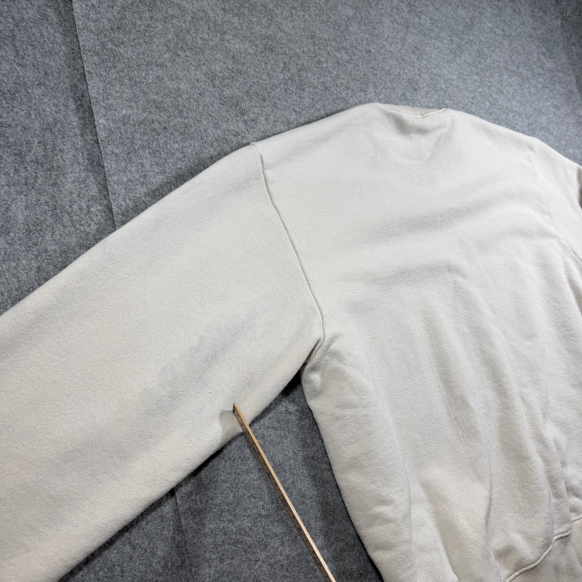 John Galt Amalfi Coast Sweatshirt Womens OS Cream Embroidered Crewneck Pullover thumbnail 4