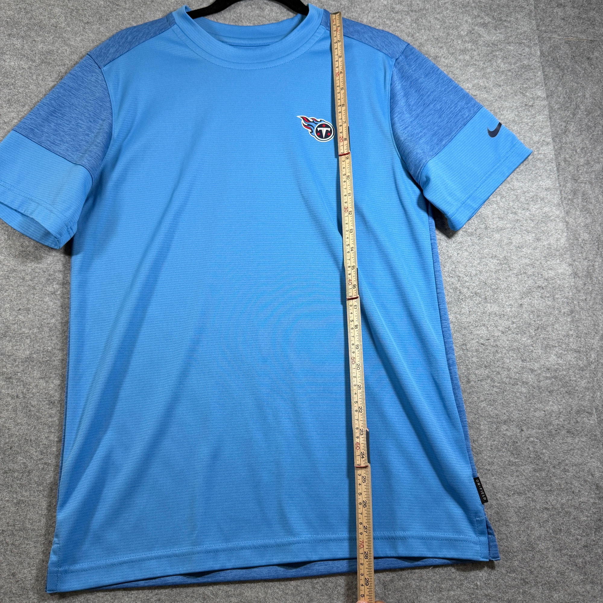 Nike Tennessee Titans T Shirt Mens S Light Blue Dri-FIT NFL On Field Football thumbnail 7