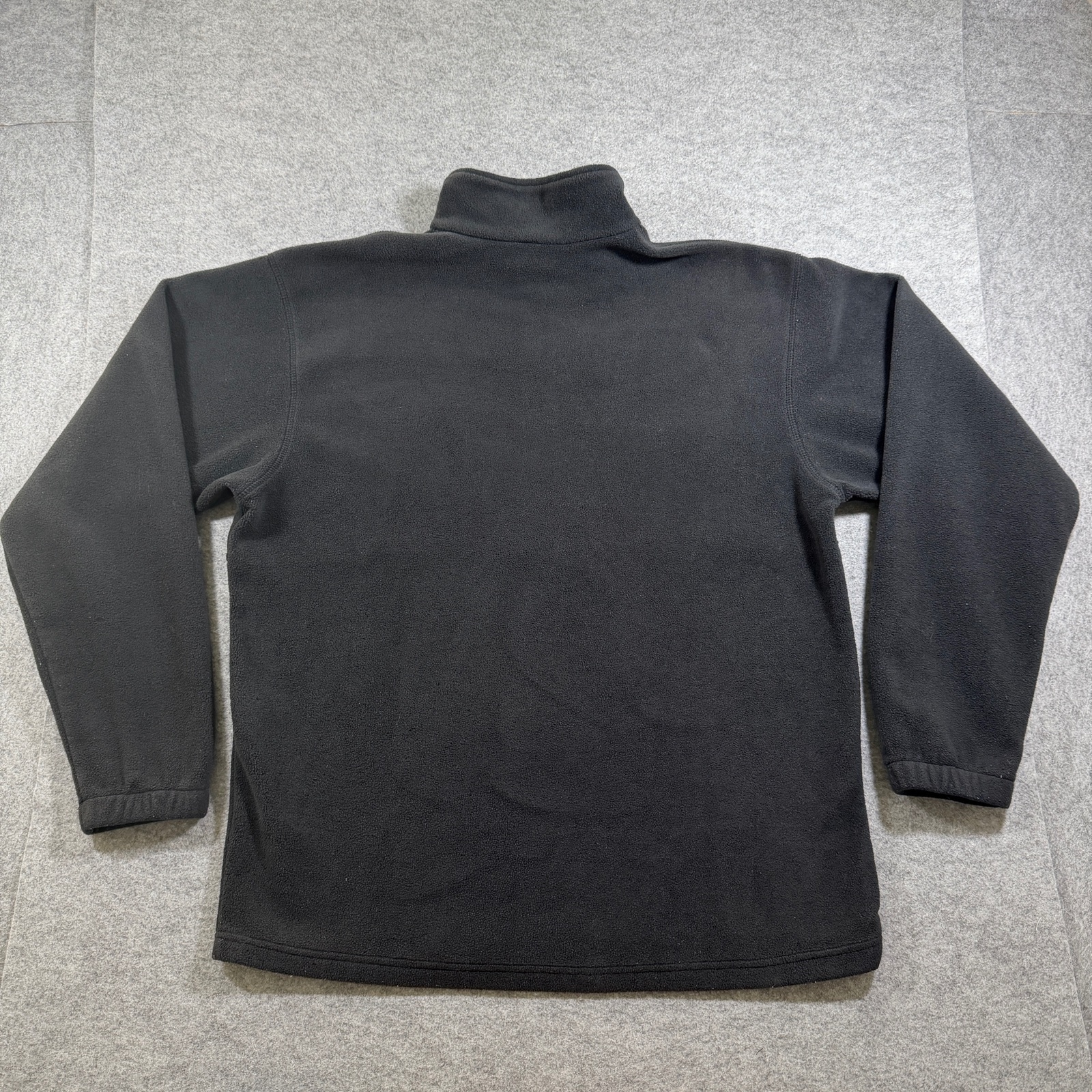 Columbia Steens Mountain 1/4 Zip Fleece Pullover Mens L Black Hiking Outdoor thumbnail 2