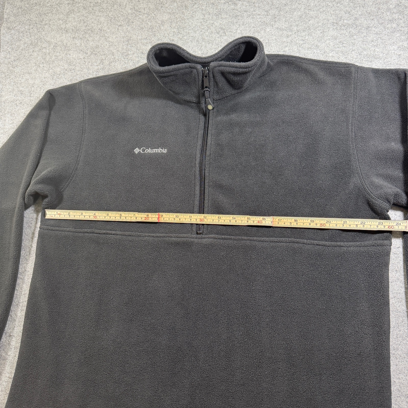 Columbia Steens Mountain 1/4 Zip Fleece Pullover Mens L Black Hiking Outdoor thumbnail 6
