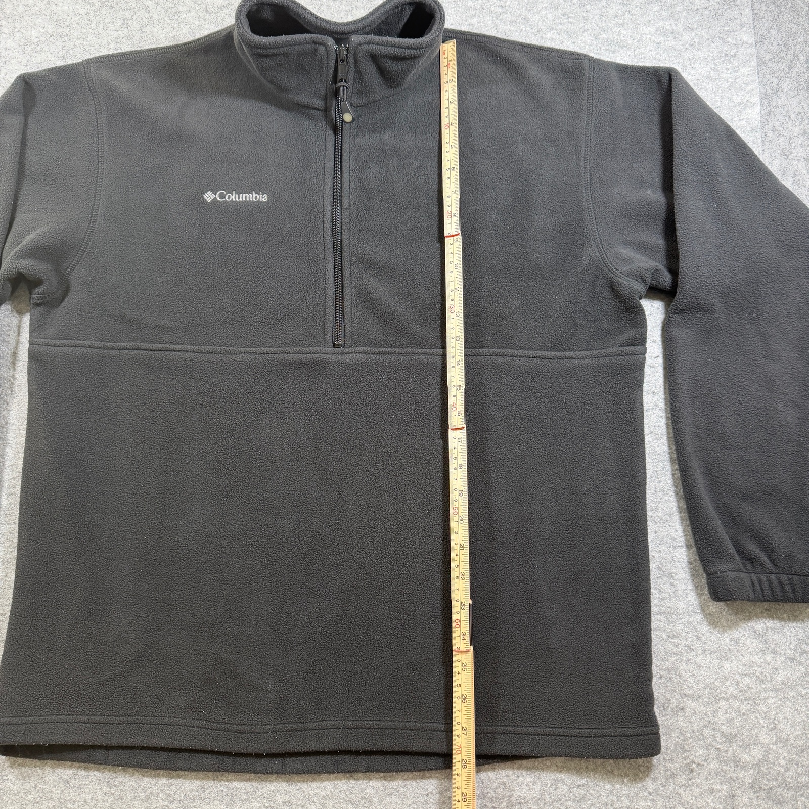 Columbia Steens Mountain 1/4 Zip Fleece Pullover Mens L Black Hiking Outdoor thumbnail 7