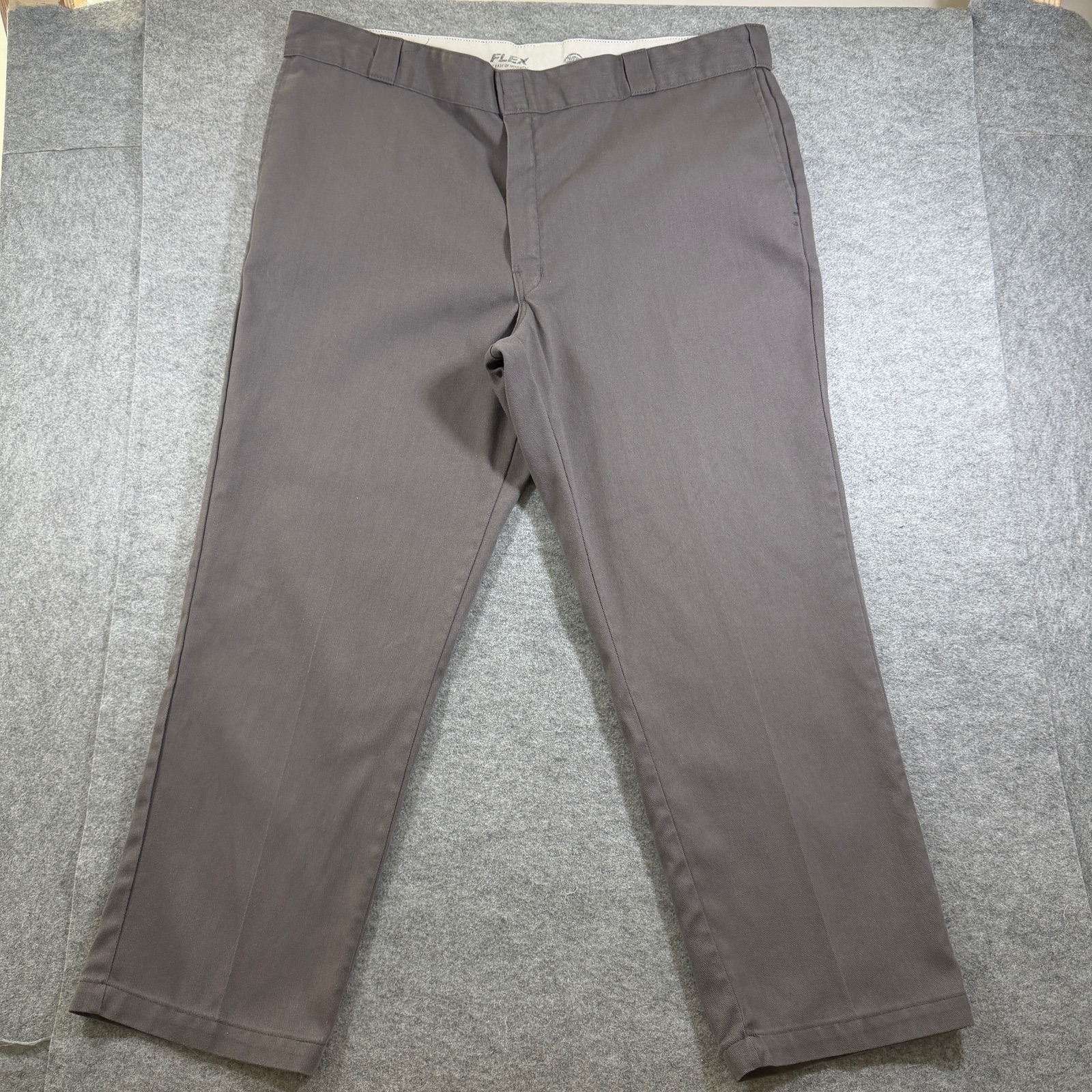 Dickies 874 Original Fit Work Pants Mens 44x30 Gray Straight Leg Industrial