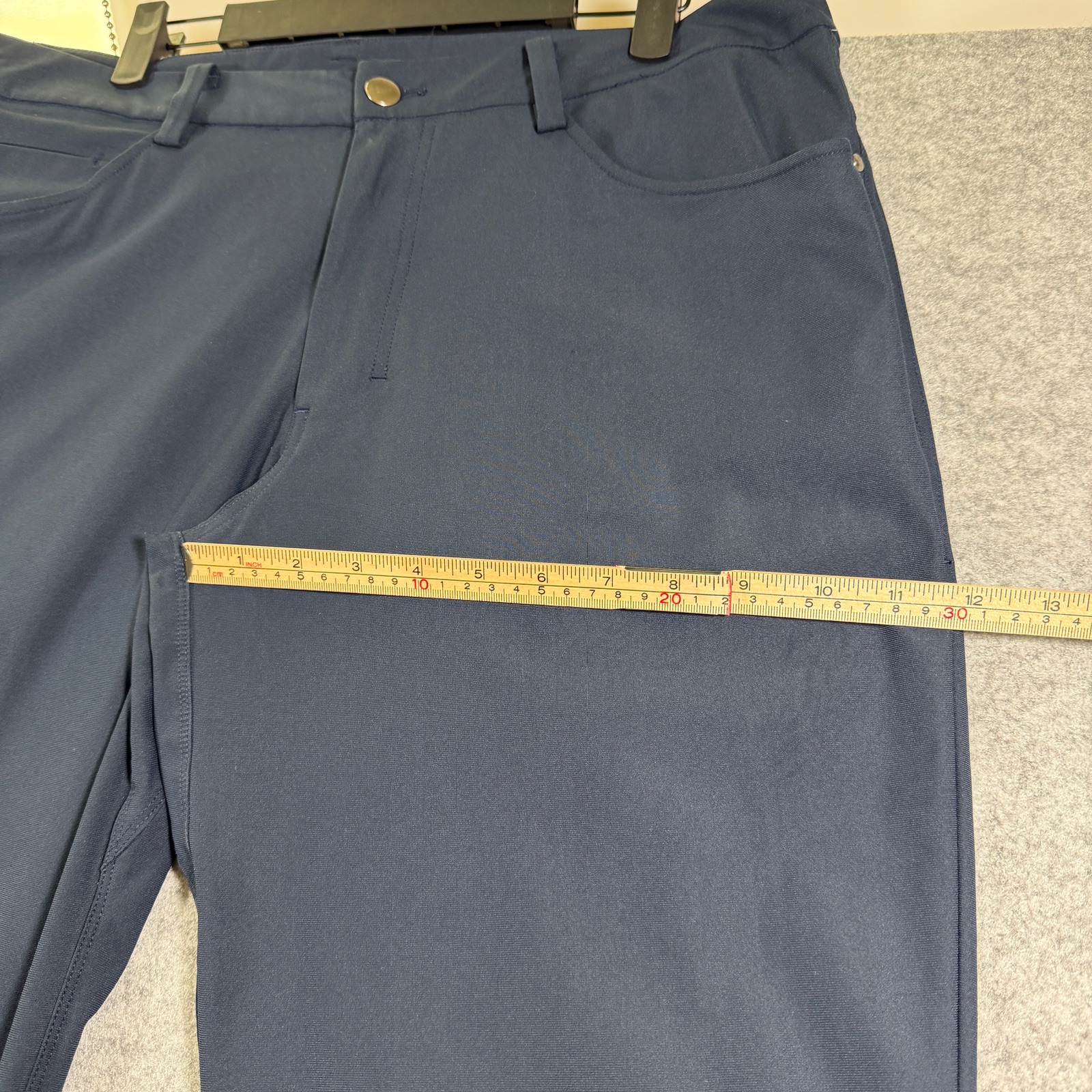 Lululemon ABC Pants Mens 35x37 Navy Tall Straight Leg Stretch Golf Performance thumbnail 8