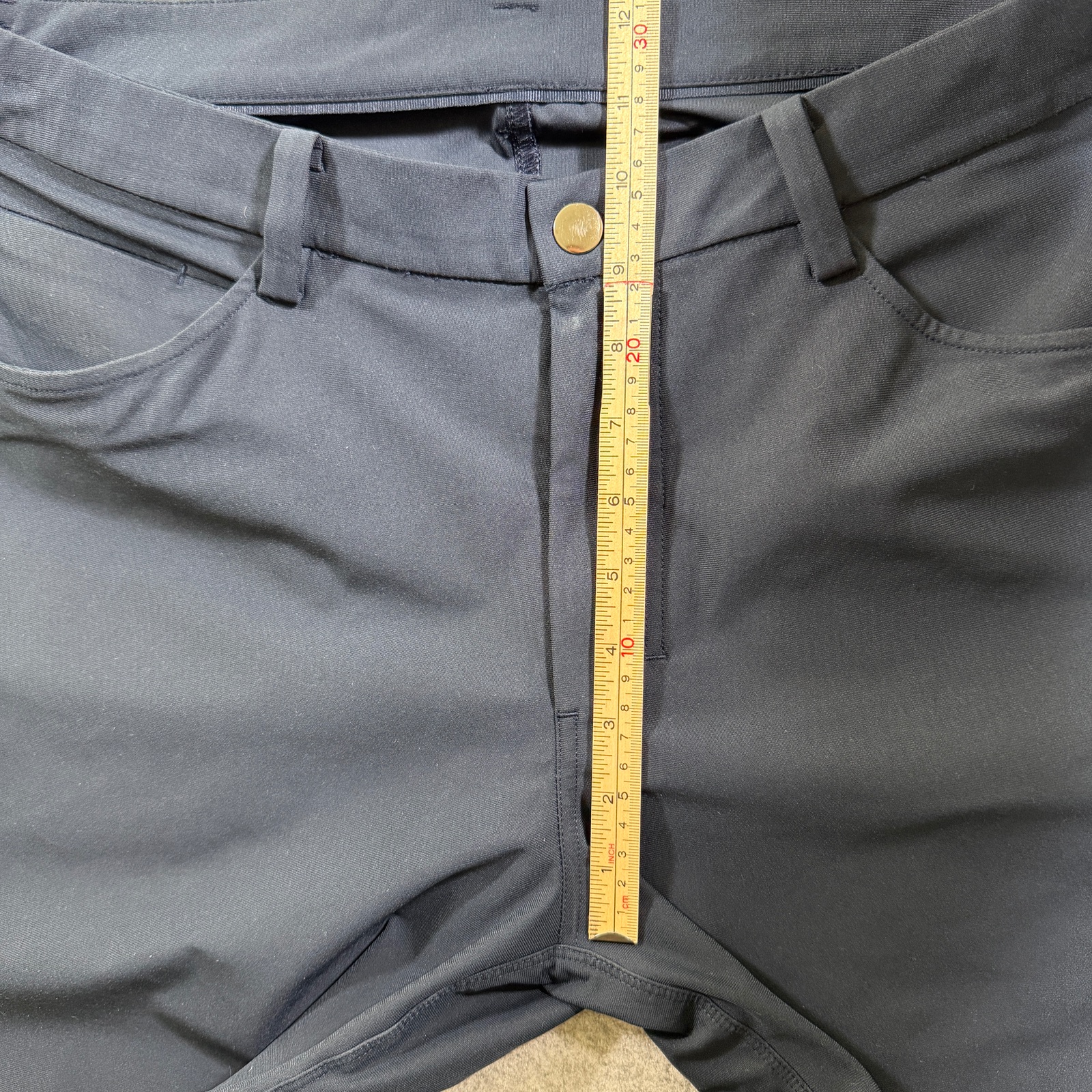 Lululemon ABC Pants Mens 35x37 Navy Tall Straight Leg Stretch Golf Performance thumbnail 10