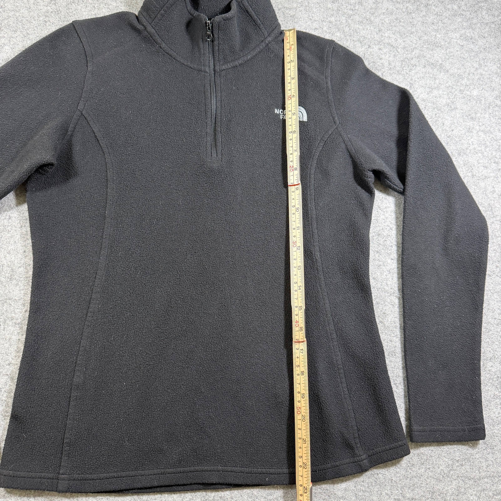 The North Face Fleece Pullover Womens S Black 1/4 Zip High Collar Outdoor Hiking thumbnail 6