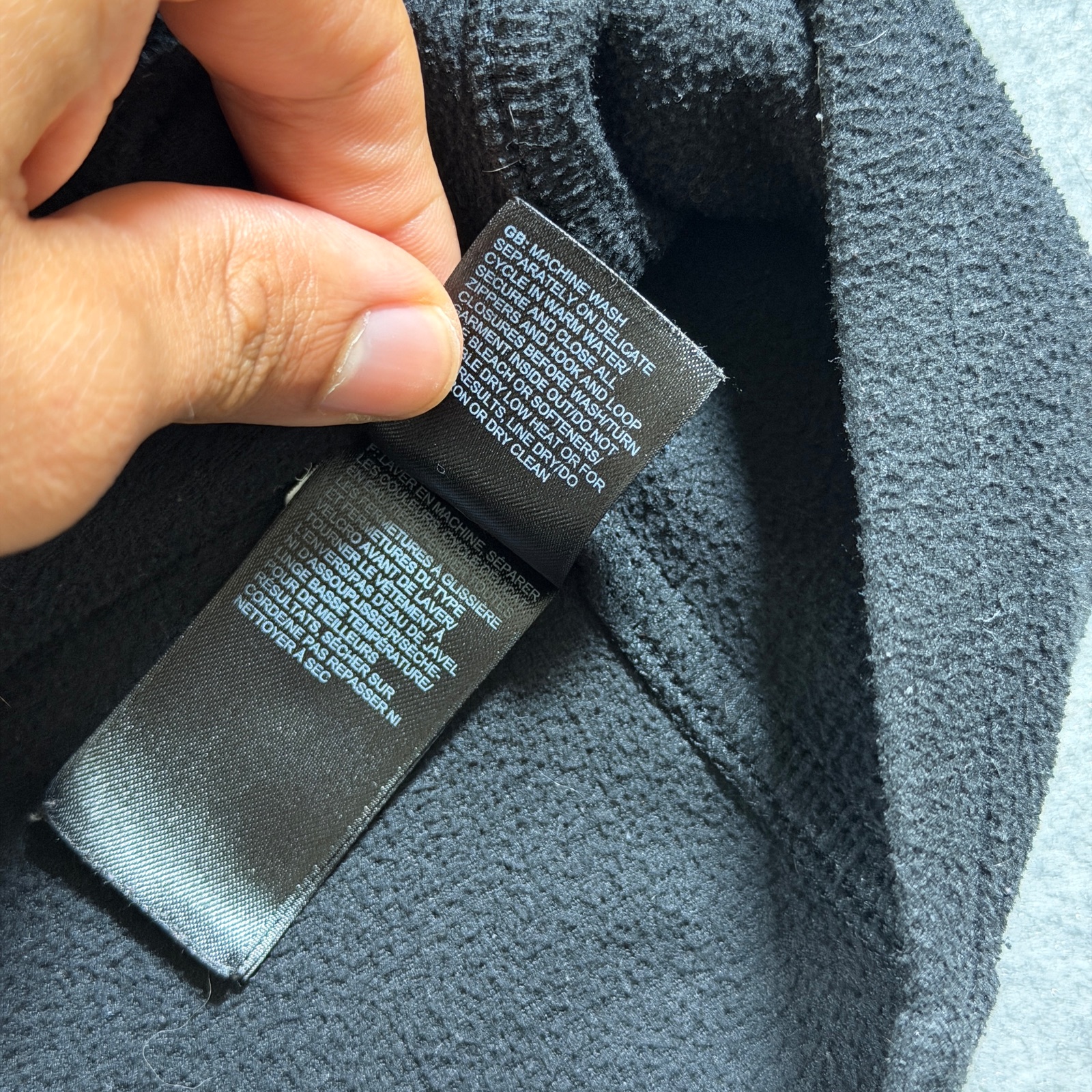The North Face Fleece Pullover Womens S Black 1/4 Zip High Collar Outdoor Hiking thumbnail 10