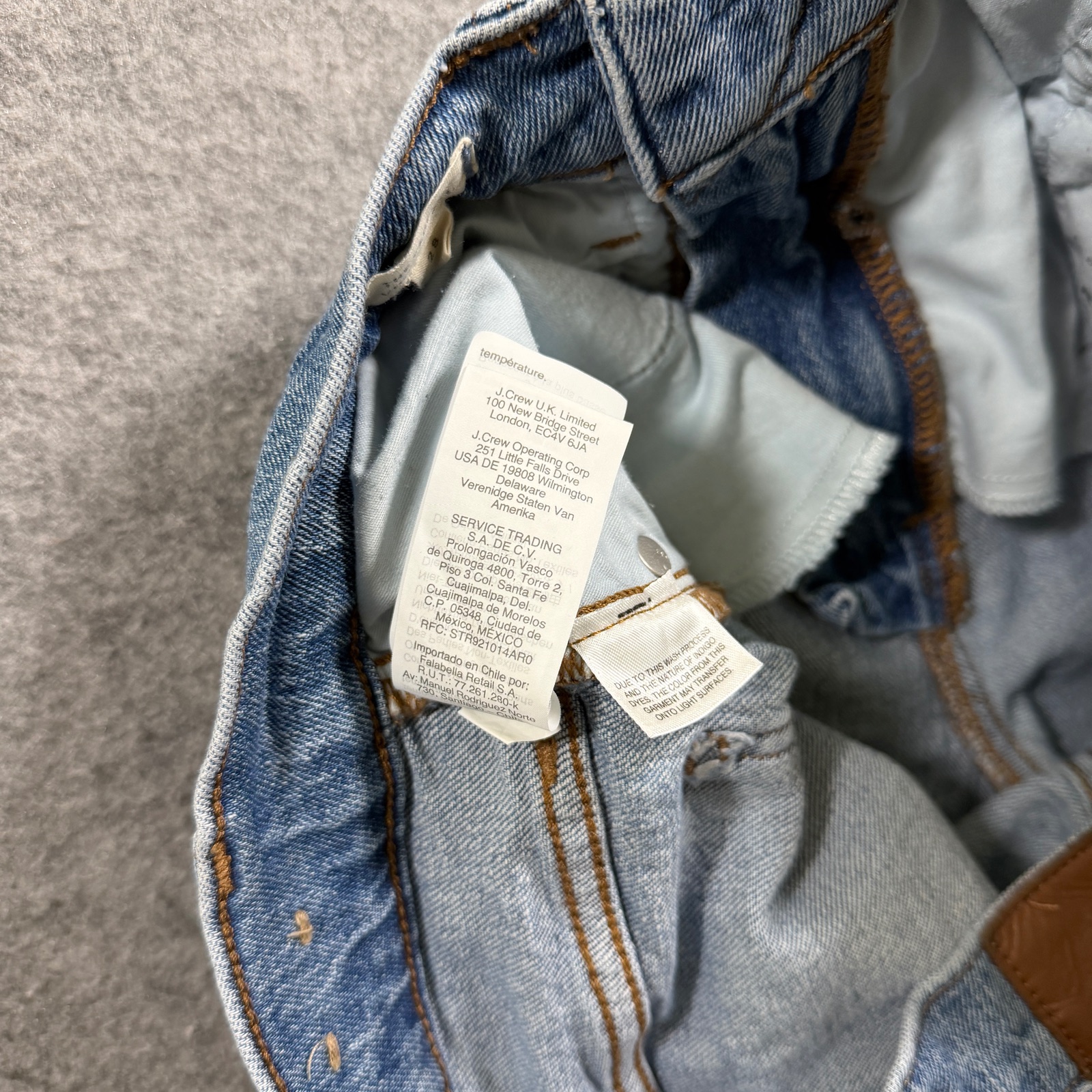 Madewell Perfect Vintage Jean Womens 28 Blue Denim High Rise Frayed Hem Crop thumbnail 14