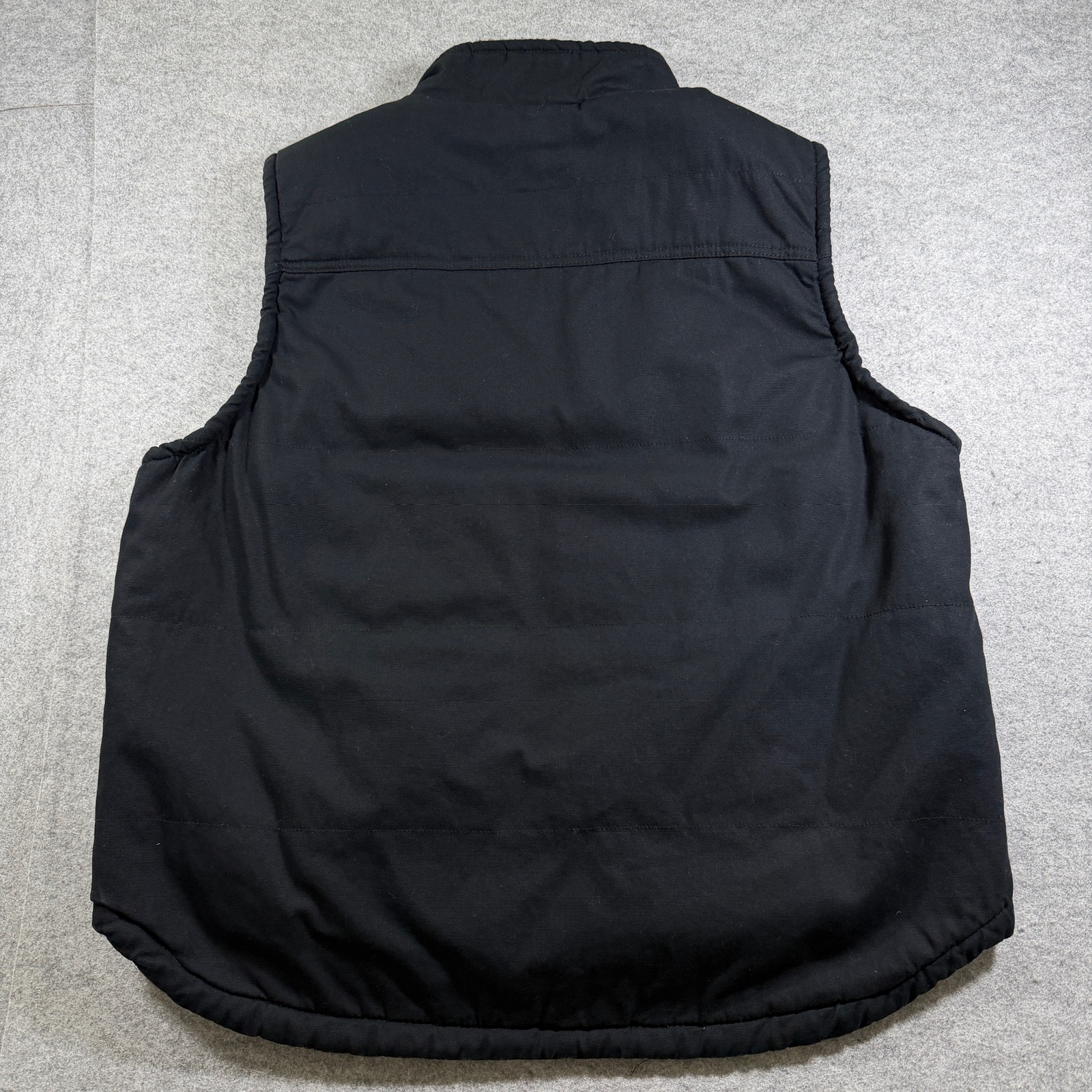 Lee Premium Sherpa Lined Work Vest Mens XXL Black Canvas Heavy Duty Workwear thumbnail 2