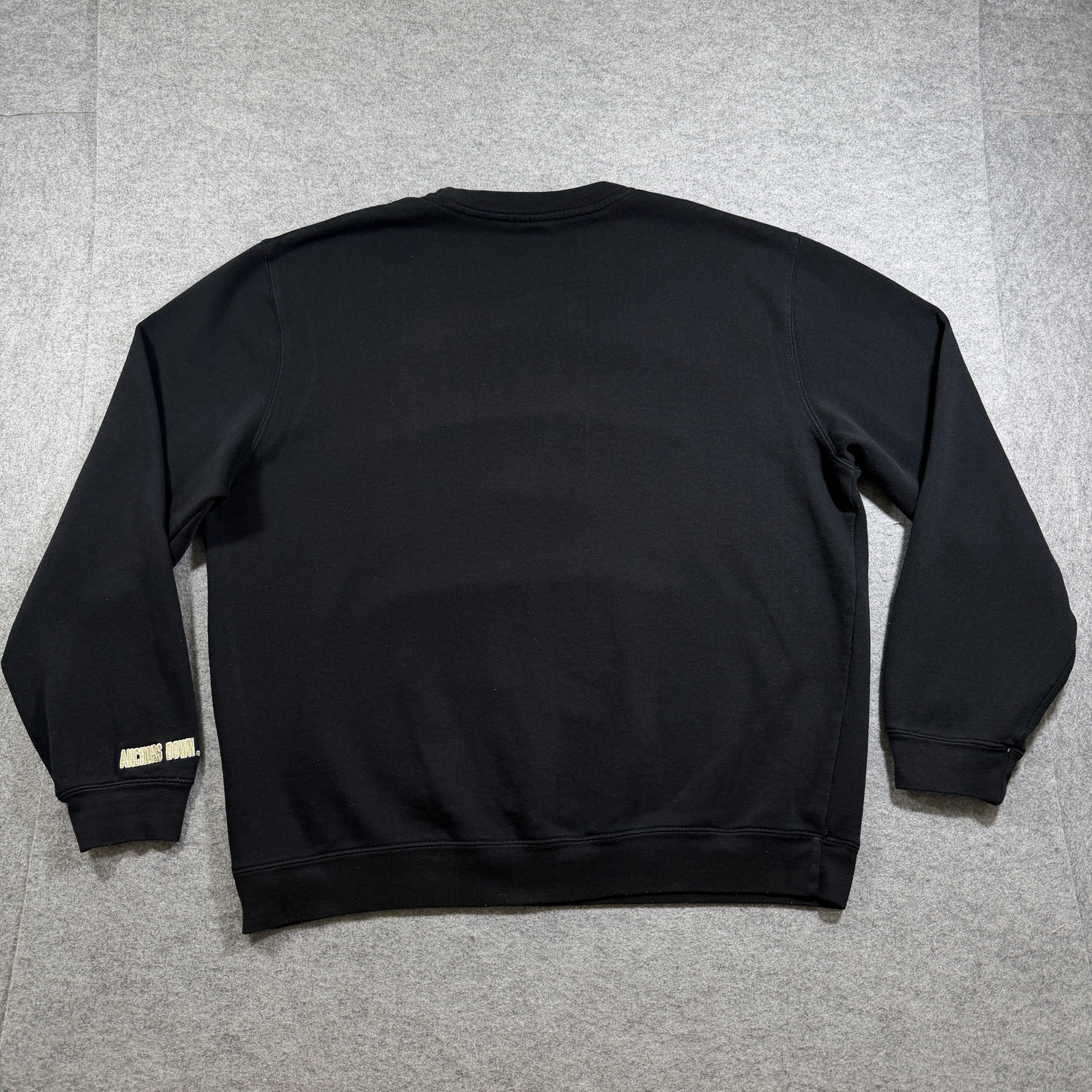 Vanderbilt Commodores Sweatshirt Mens XL Black Anchors Down NCAA Crewneck Fleece thumbnail 2