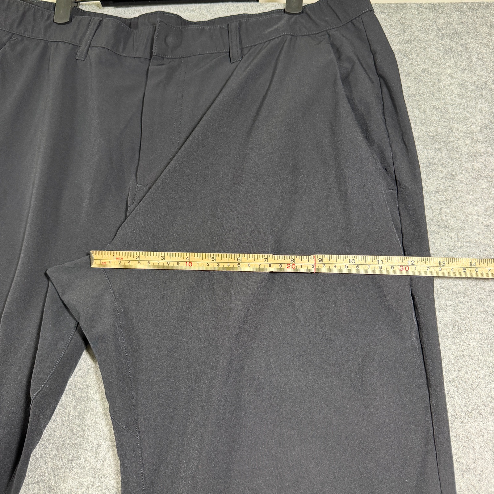 Fabletics Pants Mens 36x32 Black Straight Leg Stretch Zipper Pocket Golf Active thumbnail 7