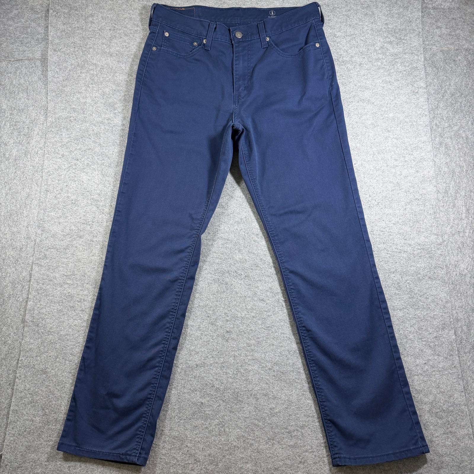 Levi's 541 Athletic Taper Jeans Mens 32x32 Navy Blue Stretch Denim Red Tab thumbnail 2