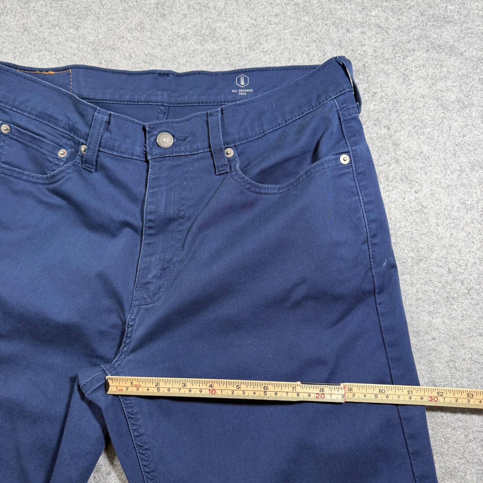 Levi's 541 Athletic Taper Jeans Mens 32x32 Navy Blue Stretch Denim Red Tab thumbnail 9